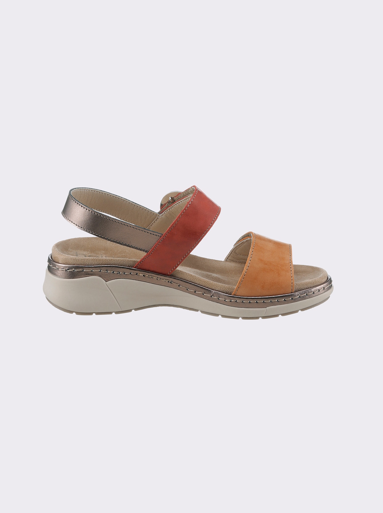 heine Sandales - rouge-orange