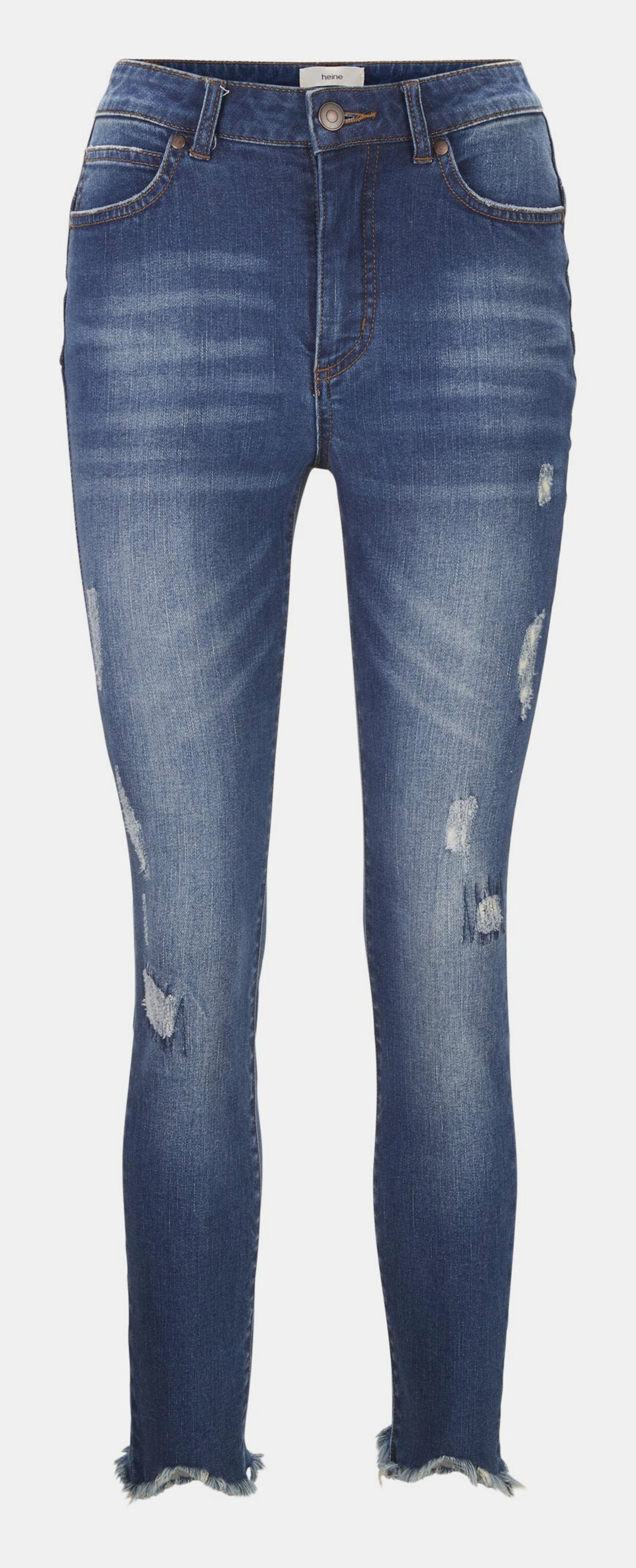 Linea Tesini 'Buik weg'-jeans - blue denim