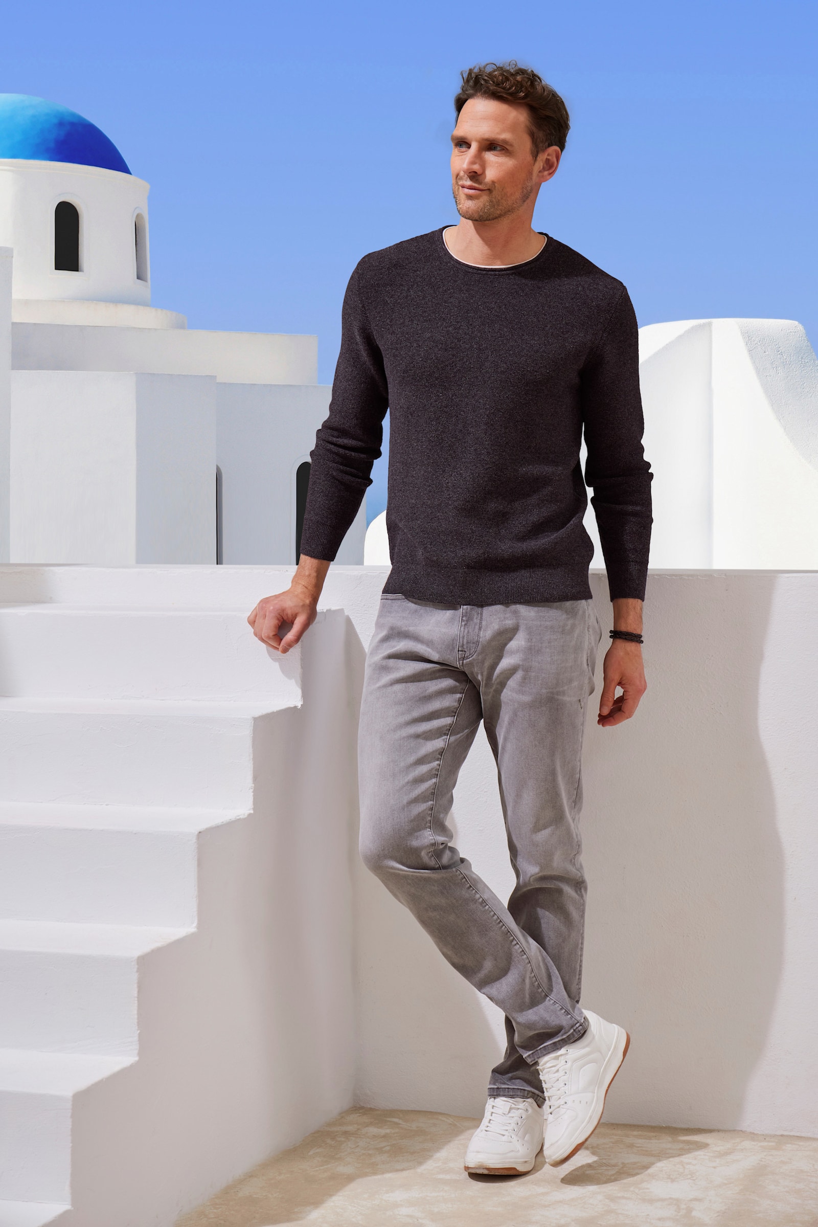 John Devin 5-Pocket-Jeans - grey-denim