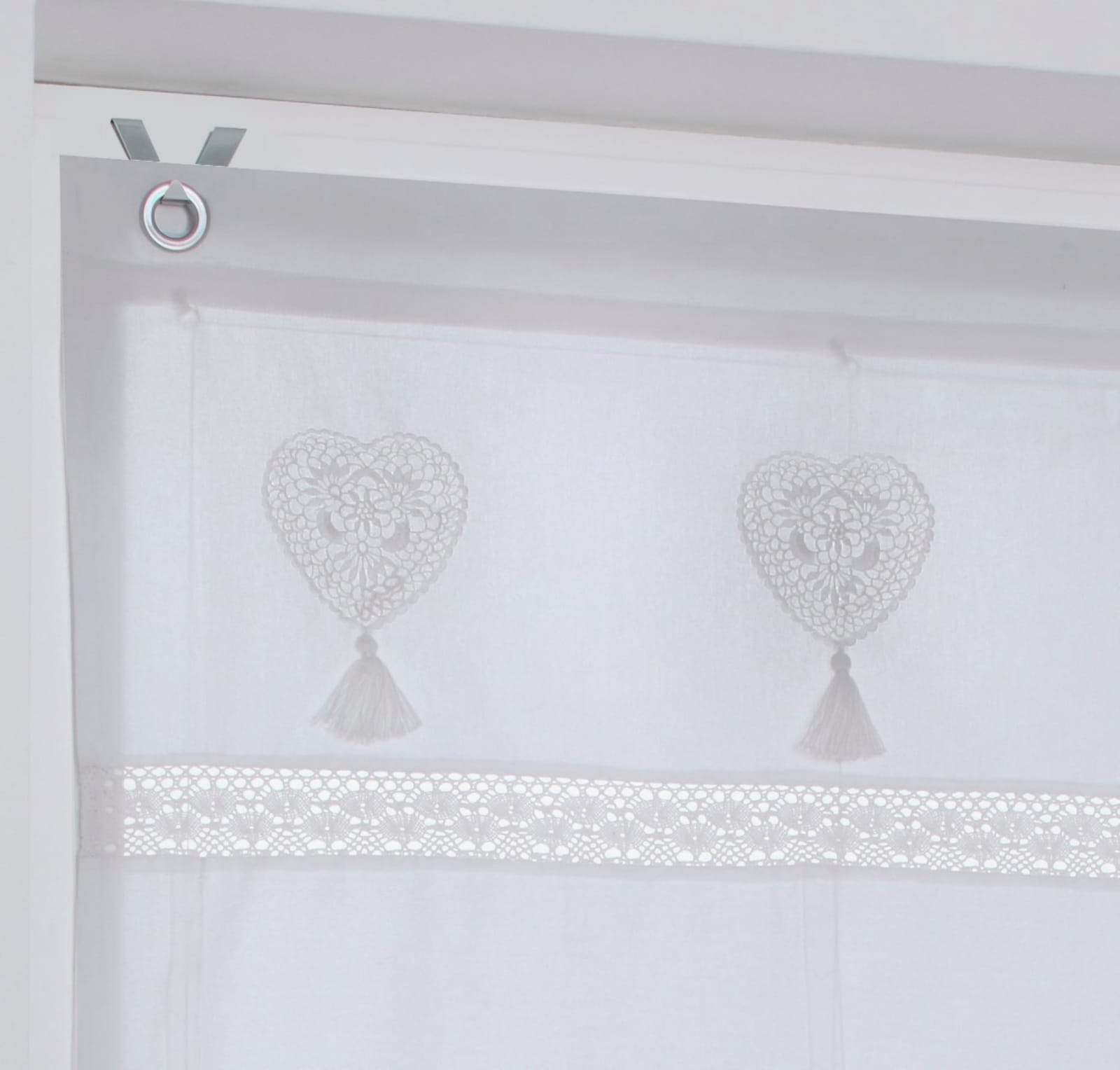 heine home Raffrollo - weiß