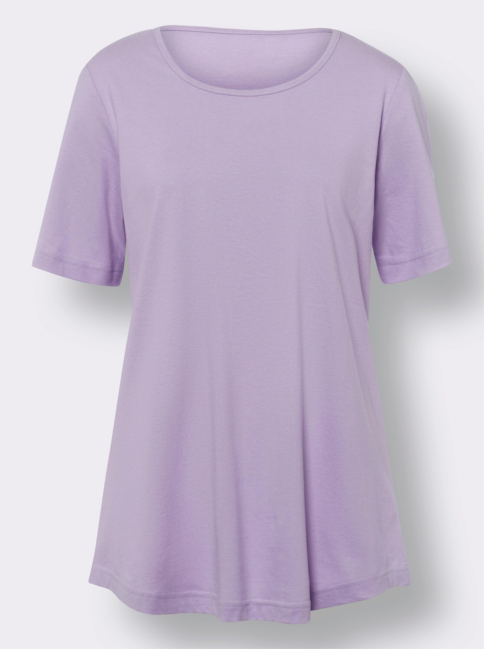 Longshirt im Doppelpack - flieder + mint