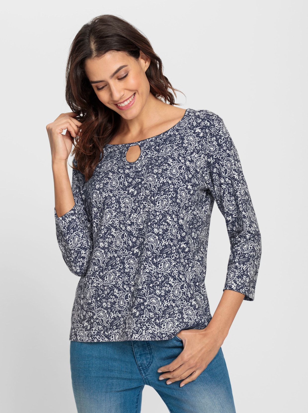 T-shirt imprimé - marine imprimé