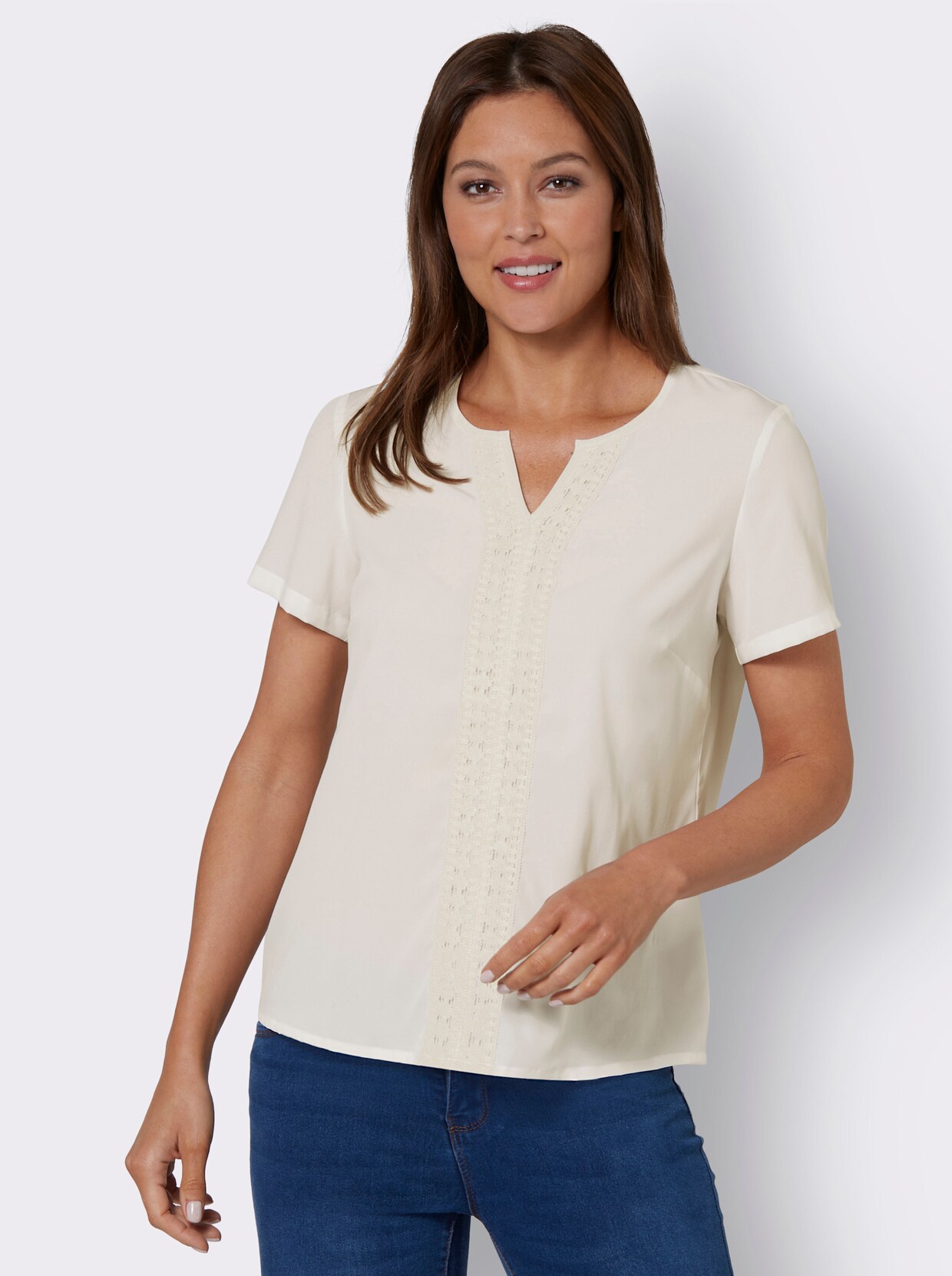 Comfortabele blouse - wit