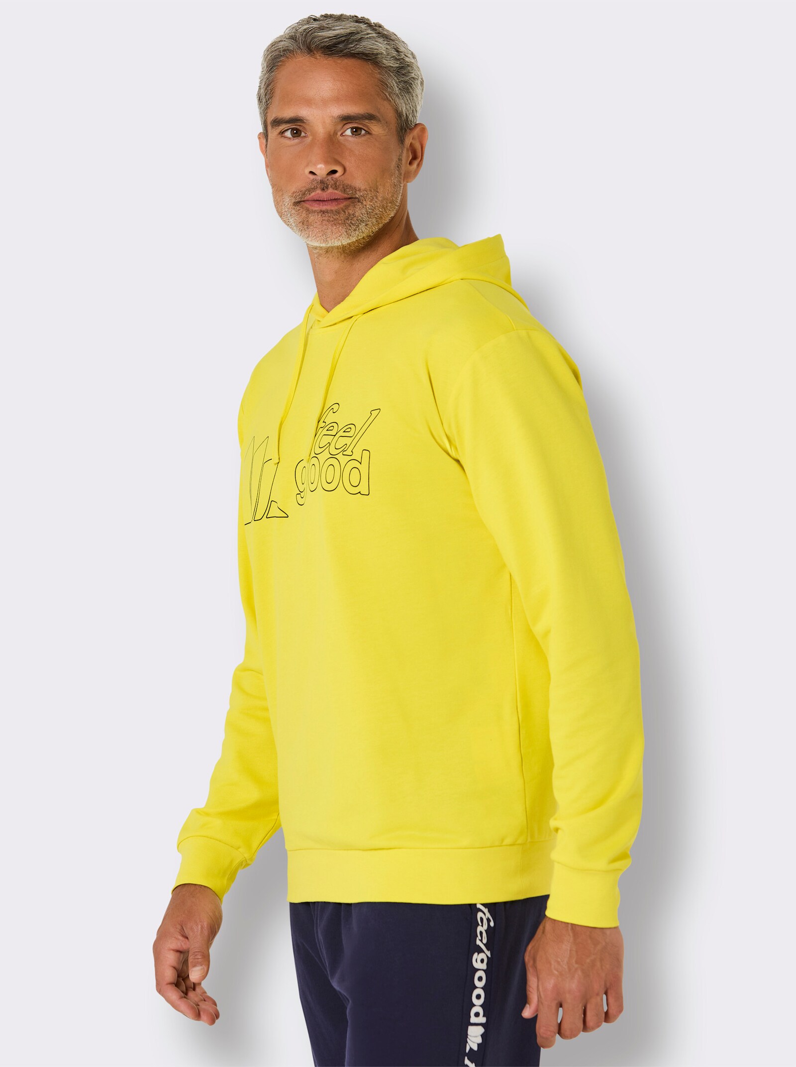 feel good Sweatshirt - limone-schwarz