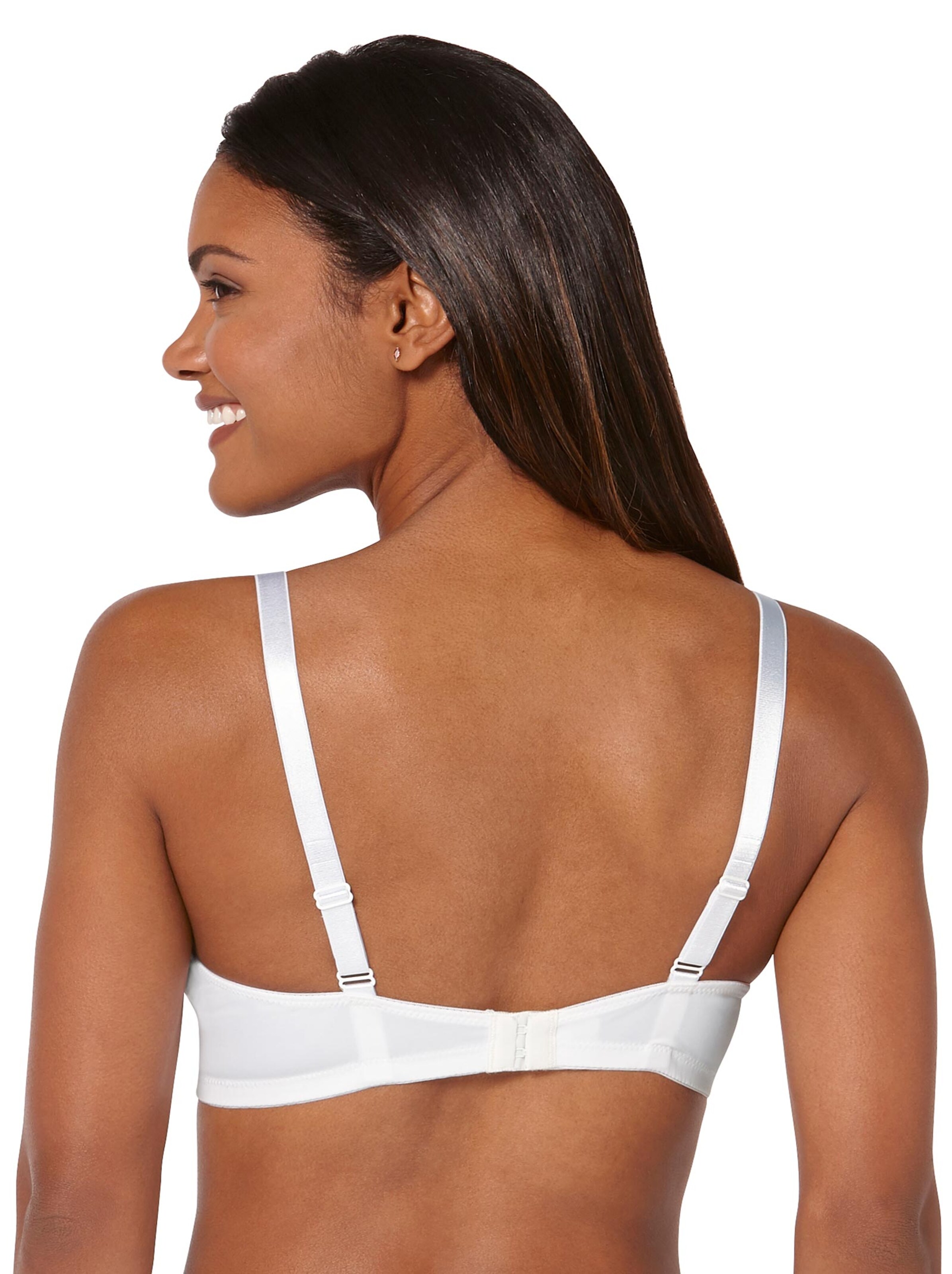 wäschepur Schalen-BH ohne Bügel - weiß