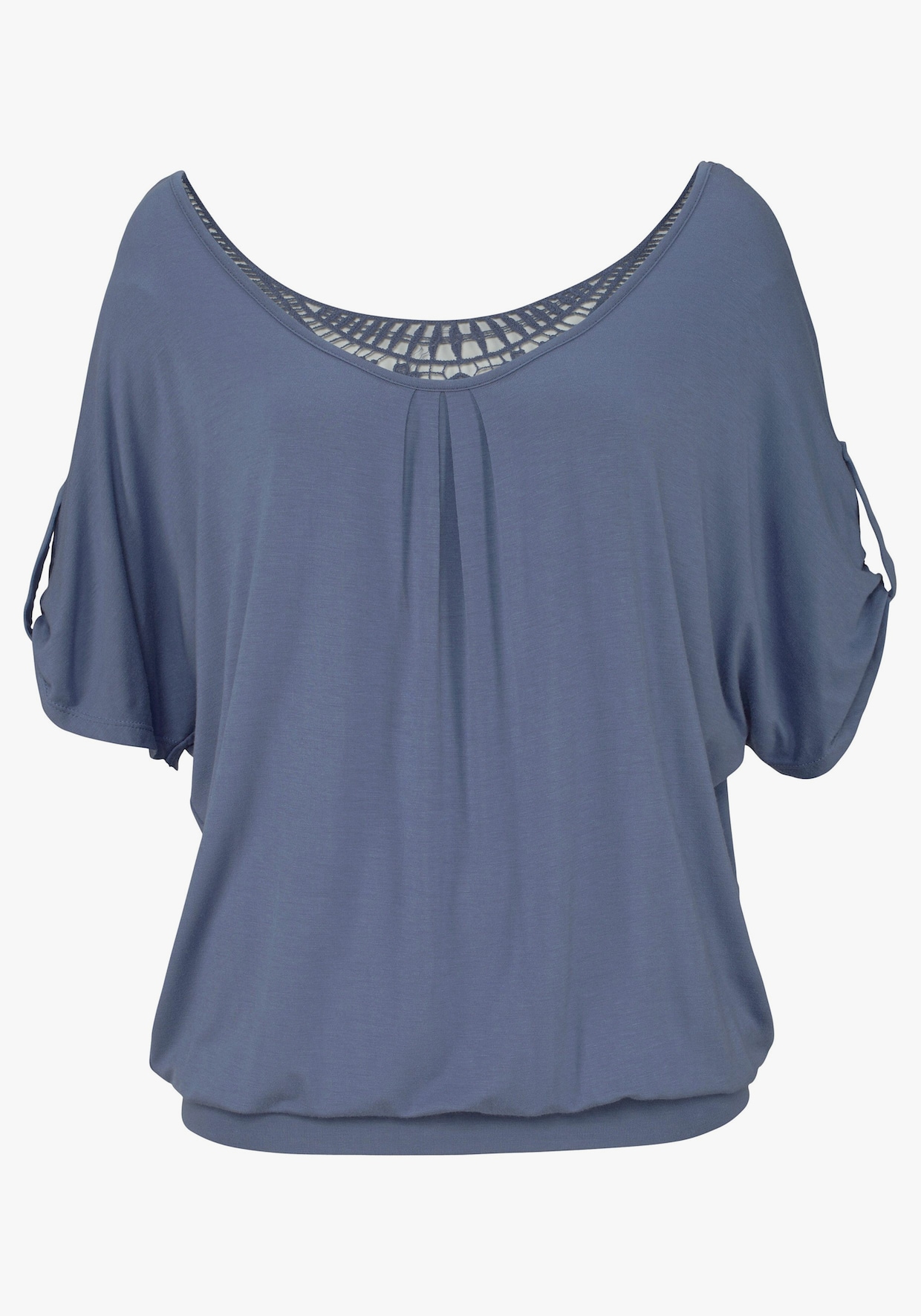 LASCANA Strandshirt - rauchblau