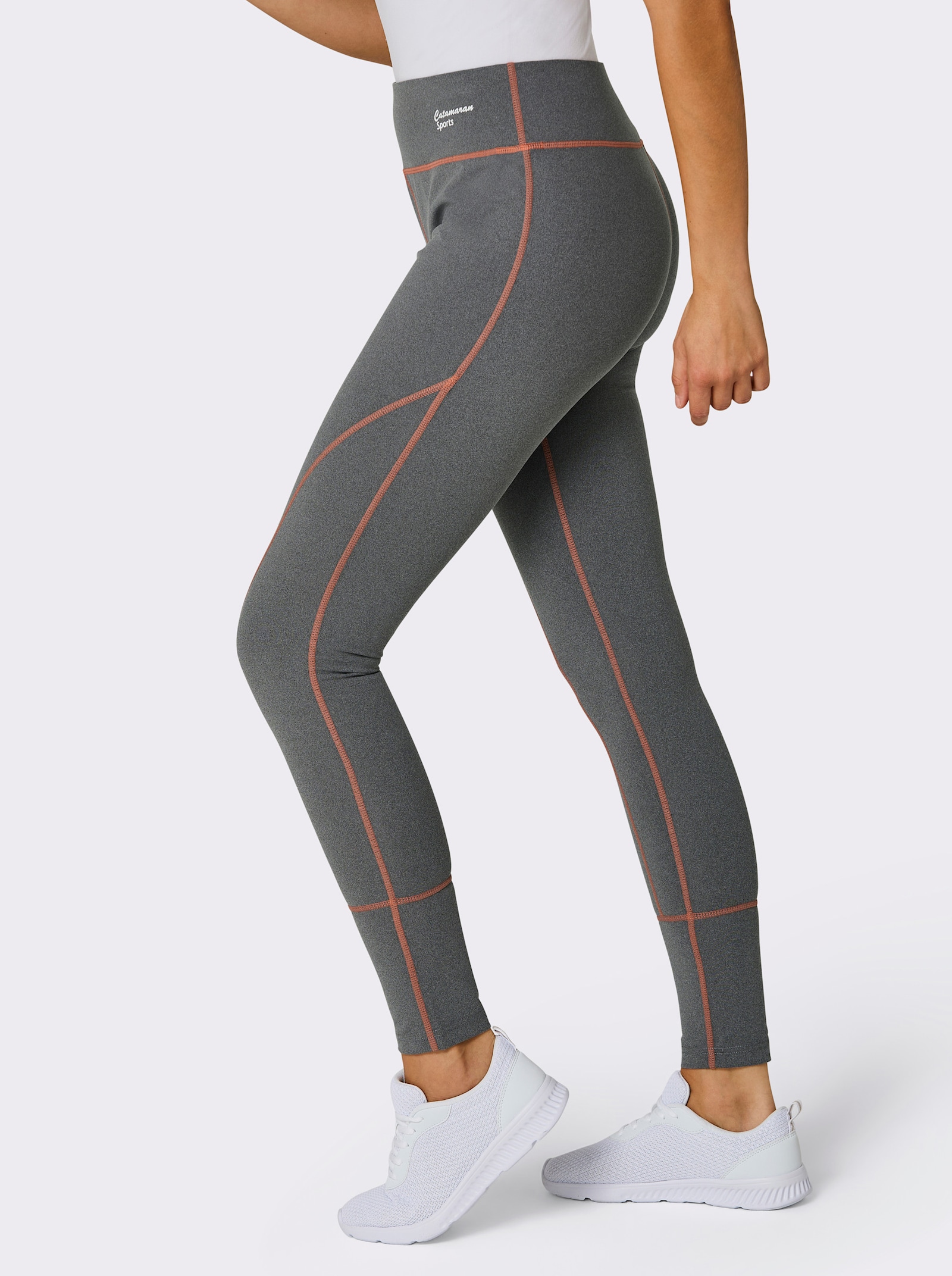 Catamaran Sports Leggings mit extra breitem Bund - anthrazit