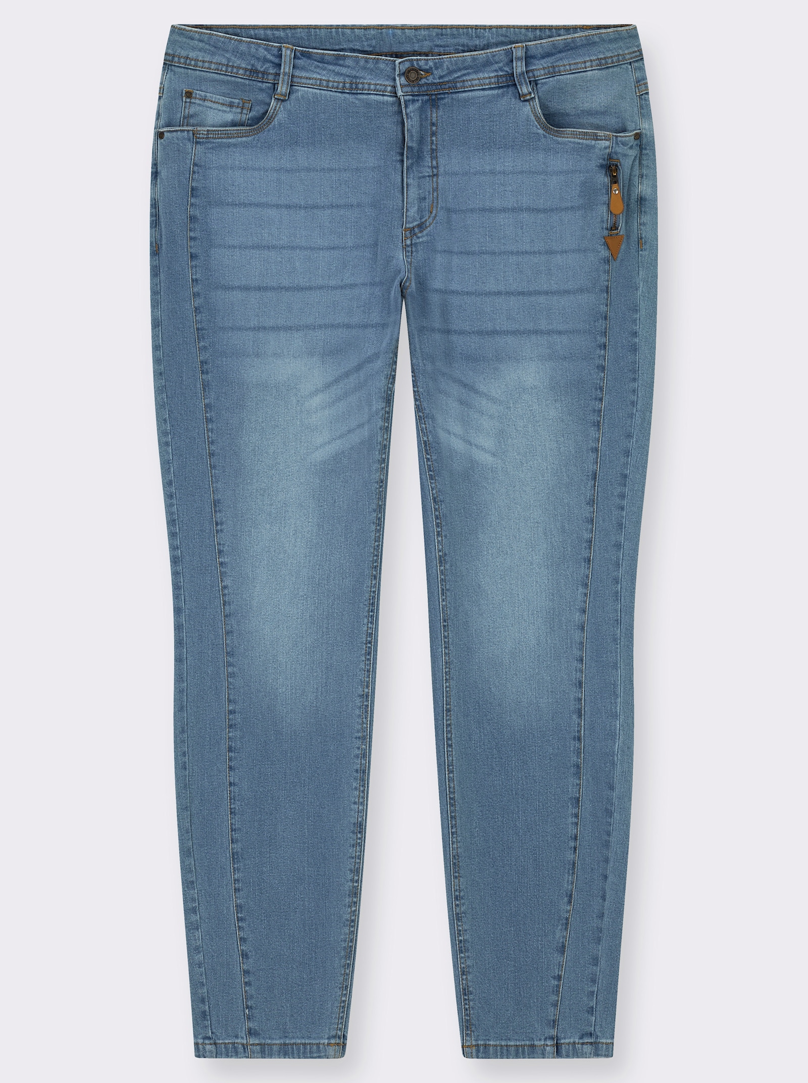 Jeans in modischer Waschung - blue-bleached