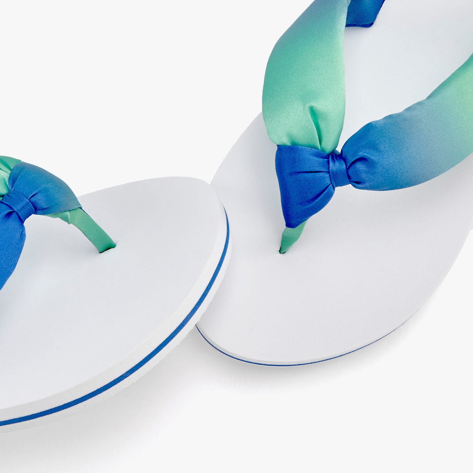 LASCANA Badslippers - turquoise kleurverloop