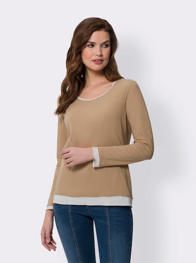 heine T-shirt - chamois-écru