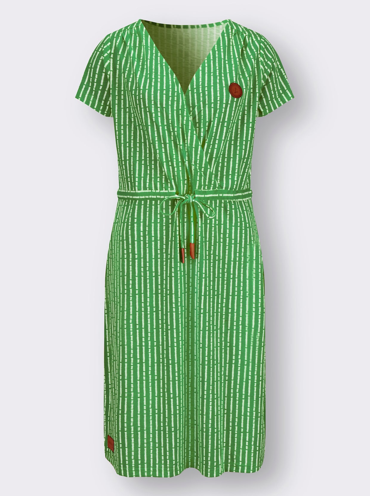 Freizeitkleid - apfel-ecru