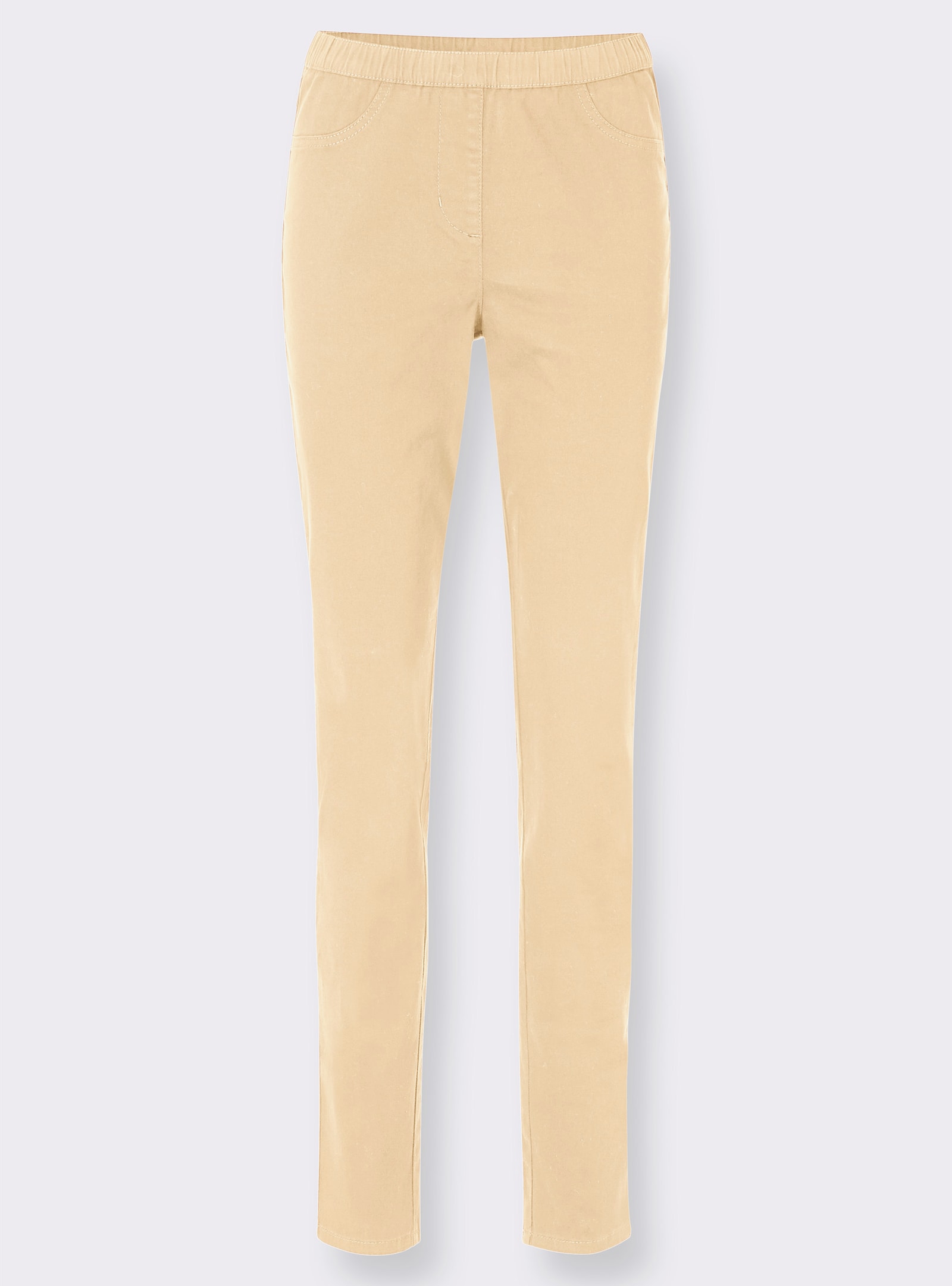Jeggings in schmaler Form - vanille