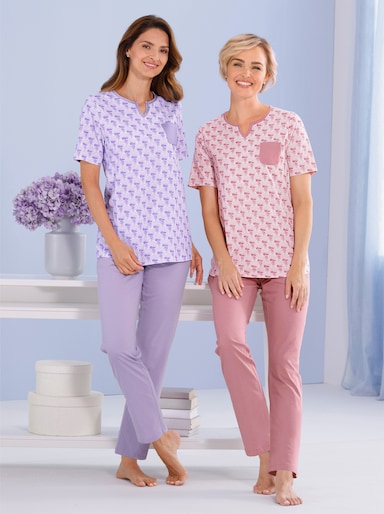 wäschepur Pyjama's - hortensia + lila