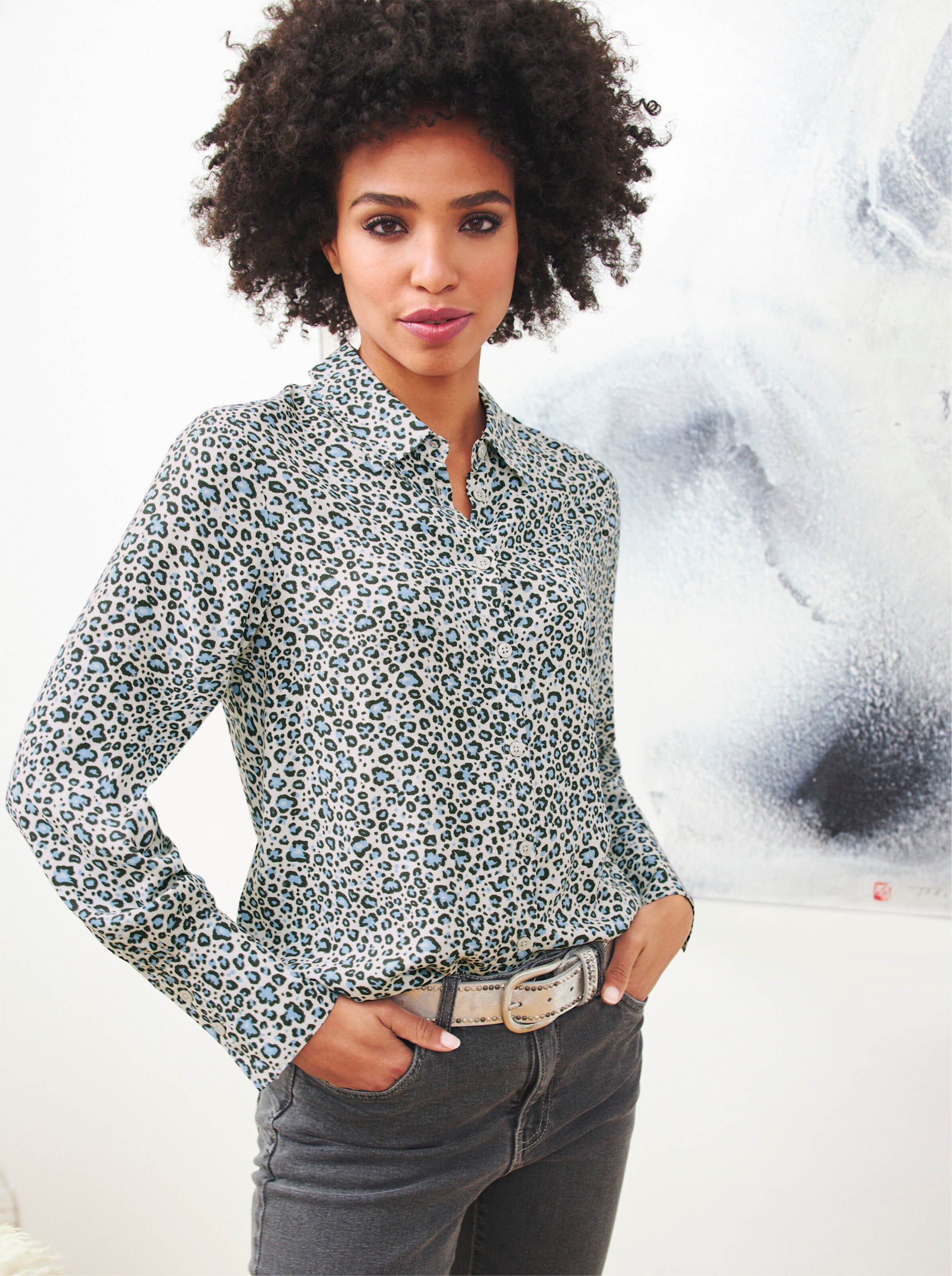 Blouse met print