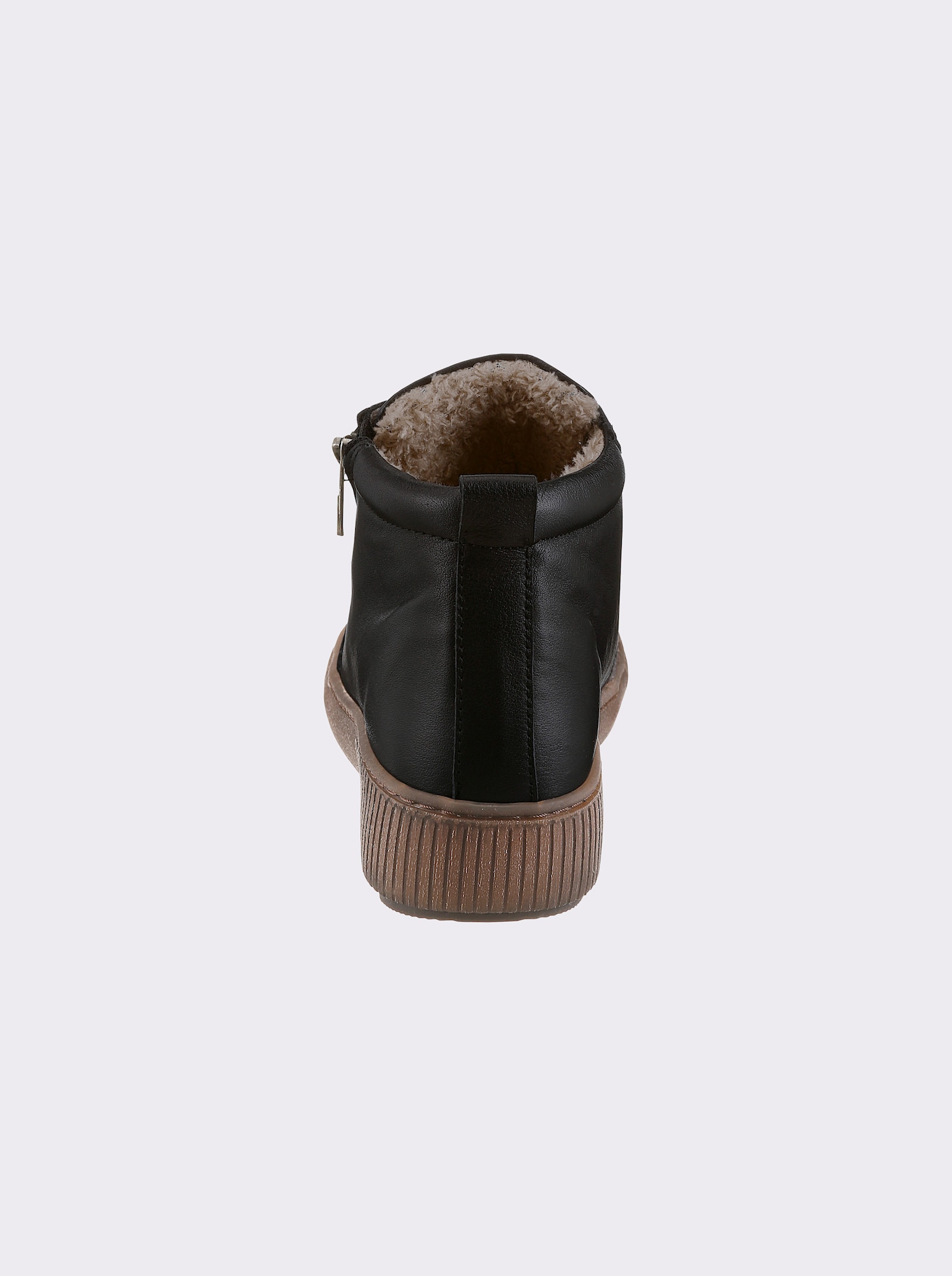 airsoft modern+ Stiefelette mit Innenfutter - schwarz