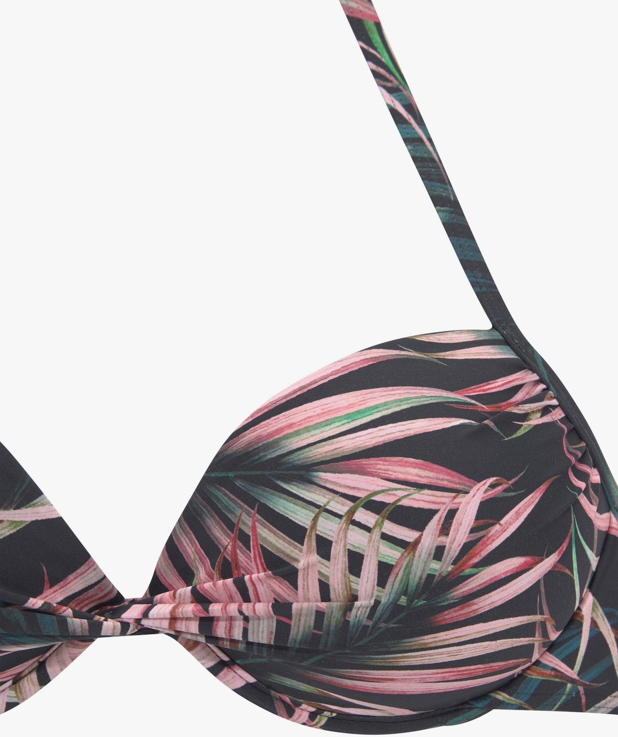 LASCANA Haut de bikini push-up - noir imprimé