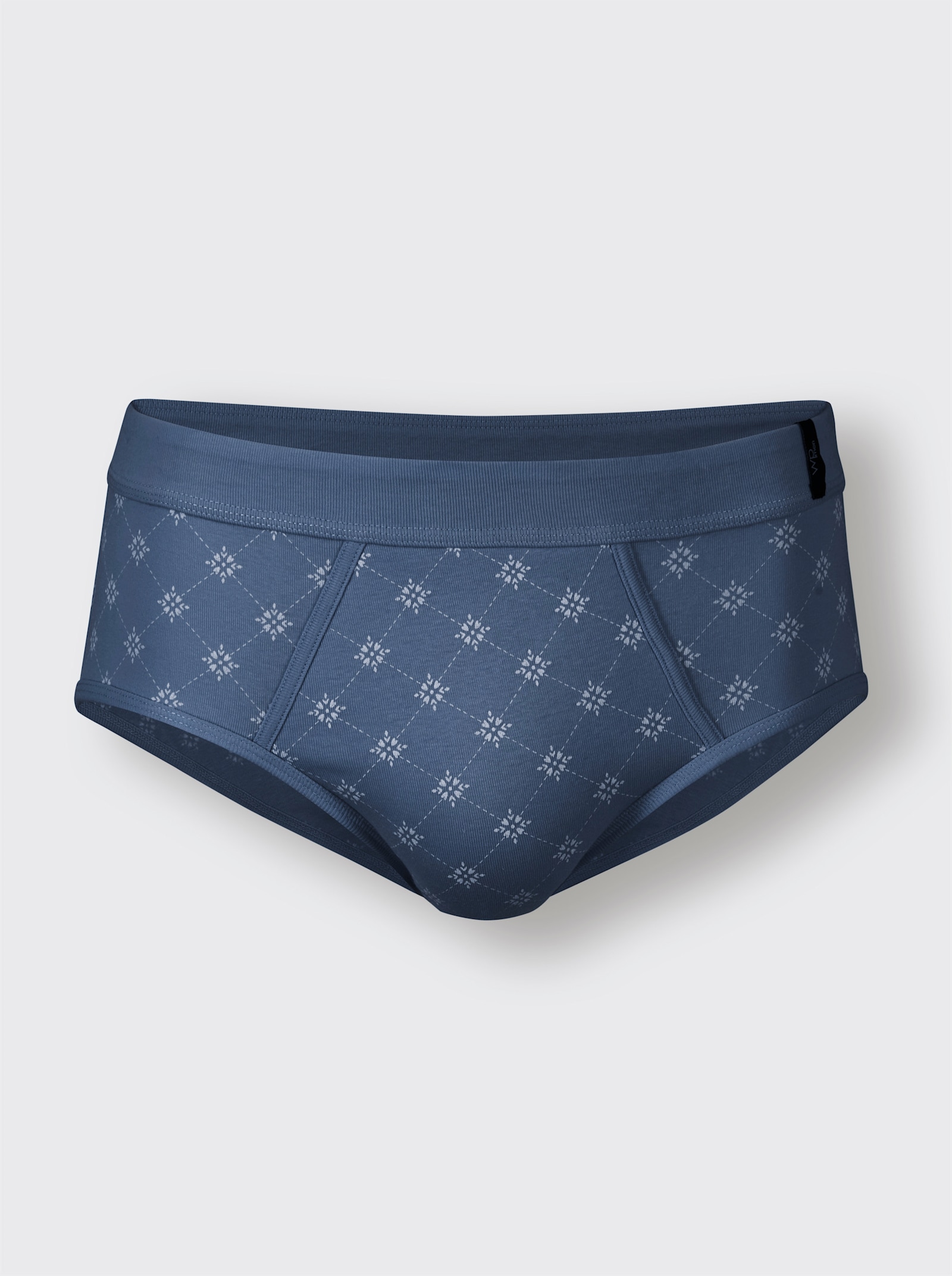 wäschepur men Slips - dunkelblau + dunkelblau-bedruckt