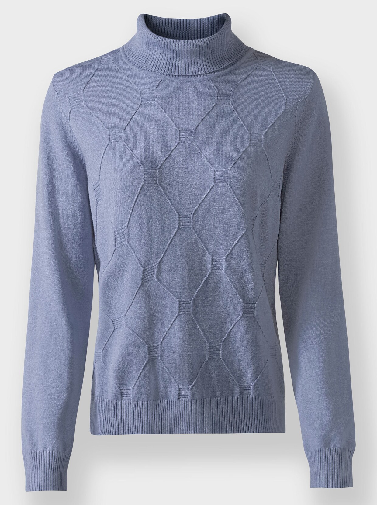 Pullover - taubenblau