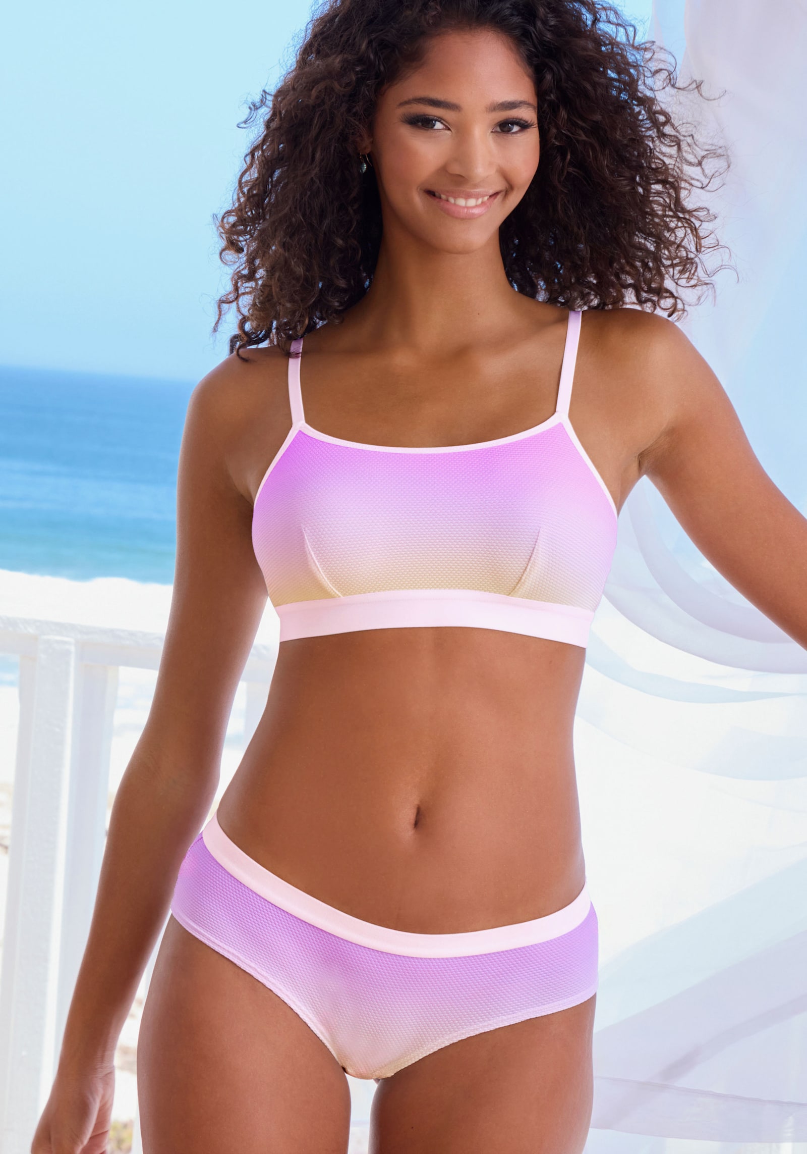 Vivance Panty - wit/paars
