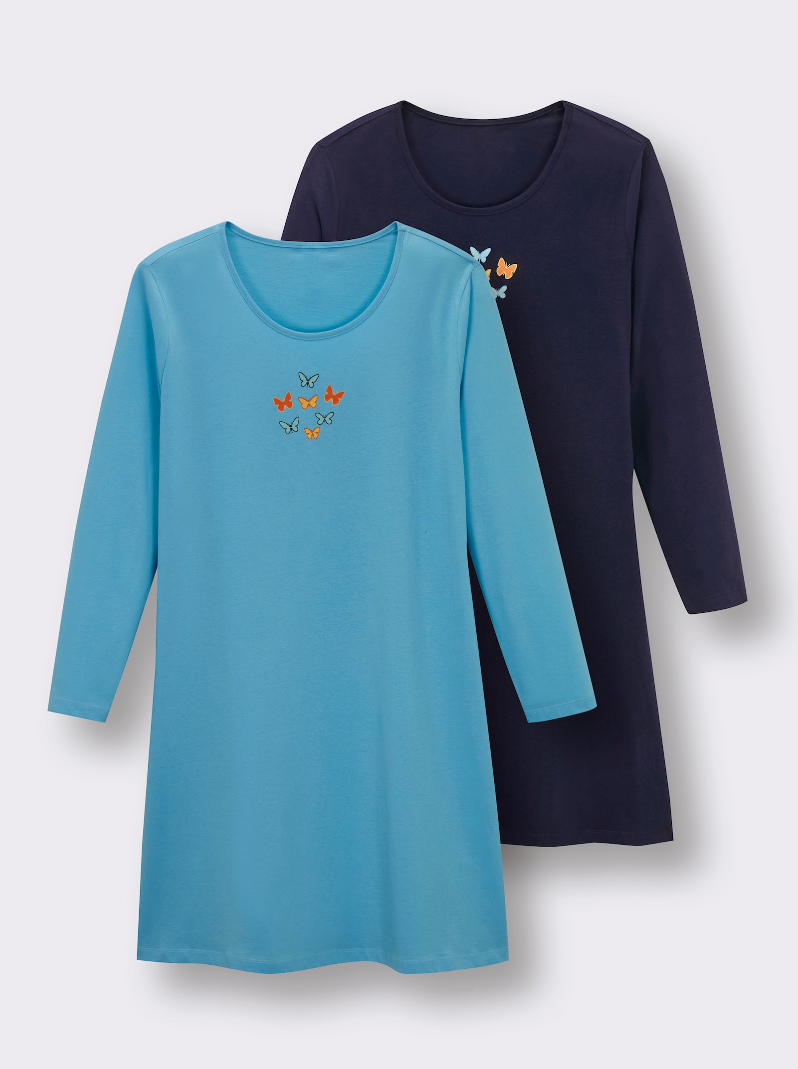 wäschepur Sleepshirts - aqua + marine