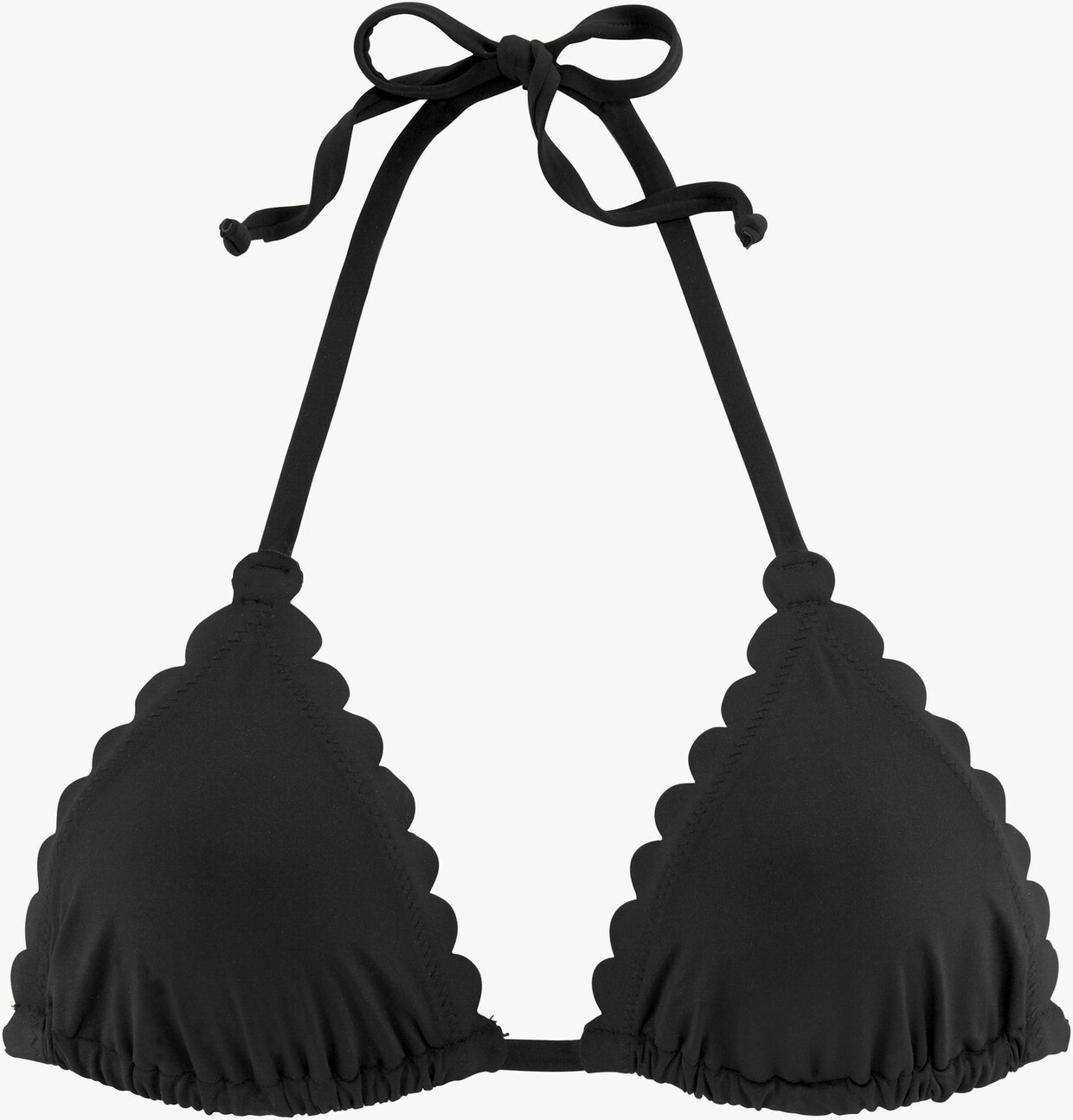 LASCANA Triangel-Bikini-Top - schwarz