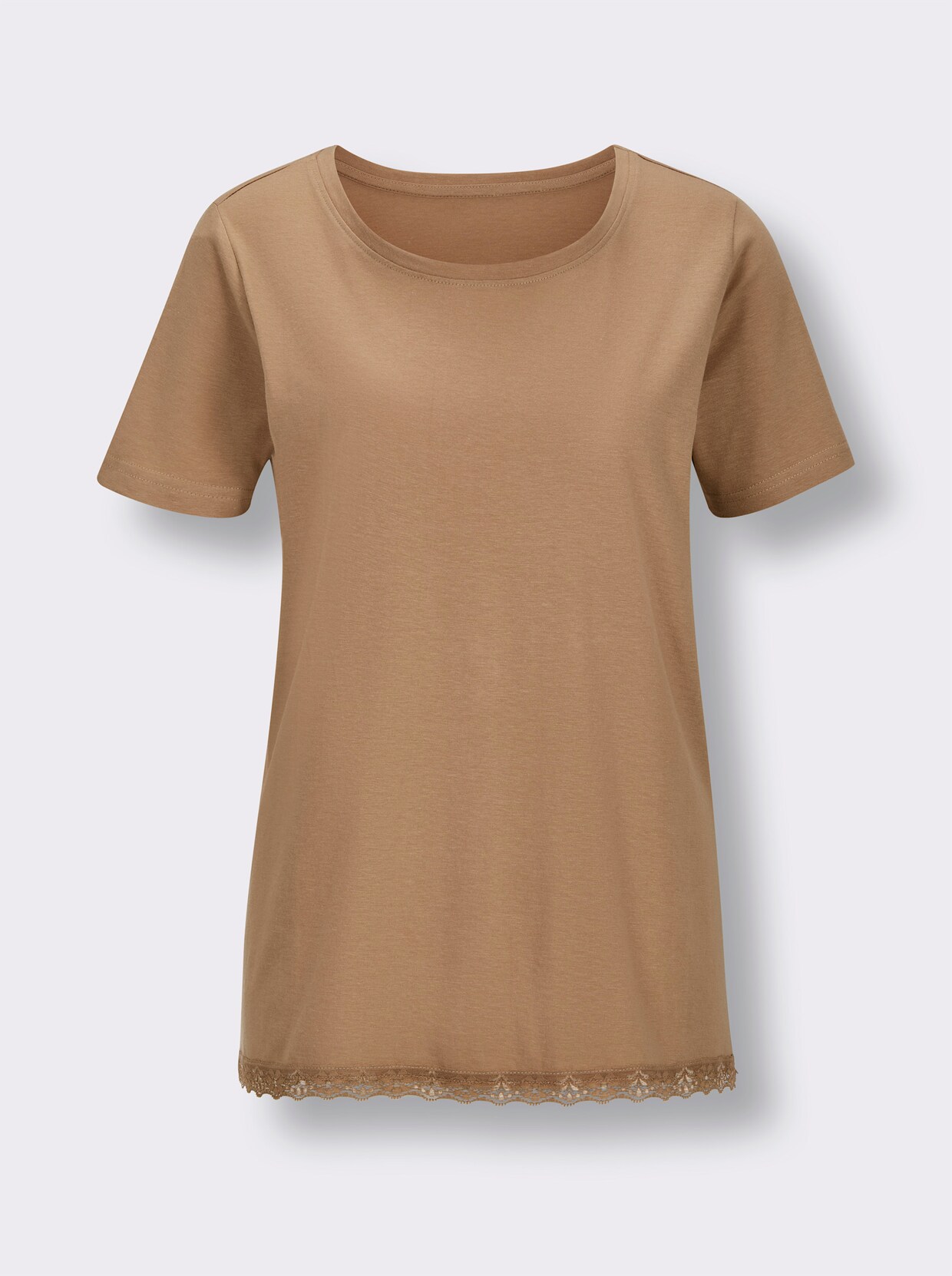 wäschepur Schlafanzug-Shirt - camel