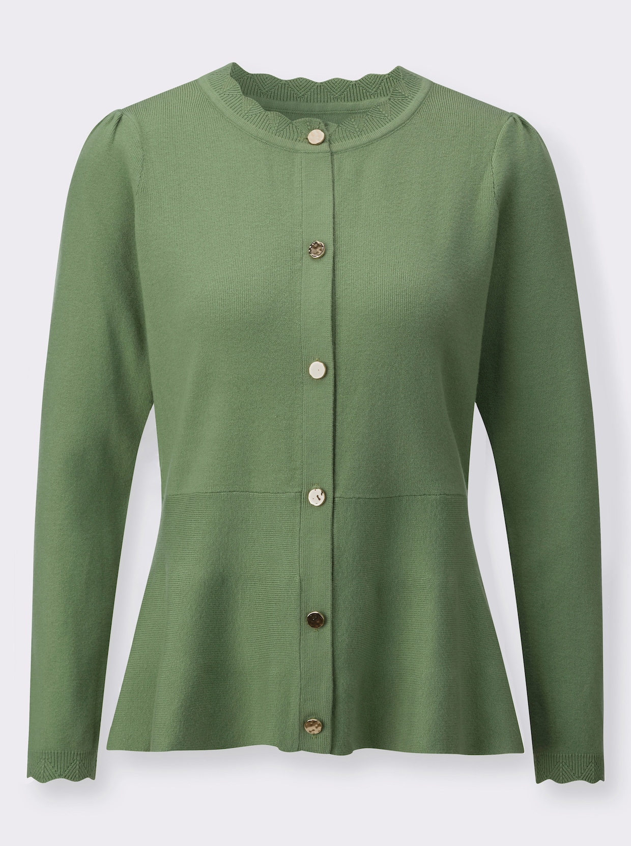 Strickjacke - eucalyptus