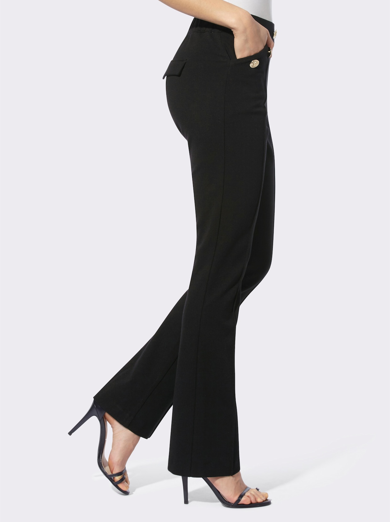 heine Pantalon en jersey - noir