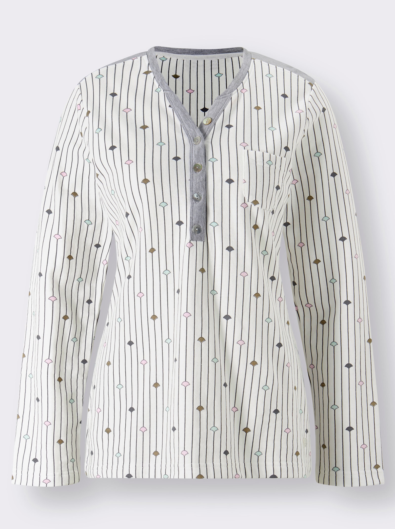 pastunette Pyžamo, bavlna - svetlobéžová potlač