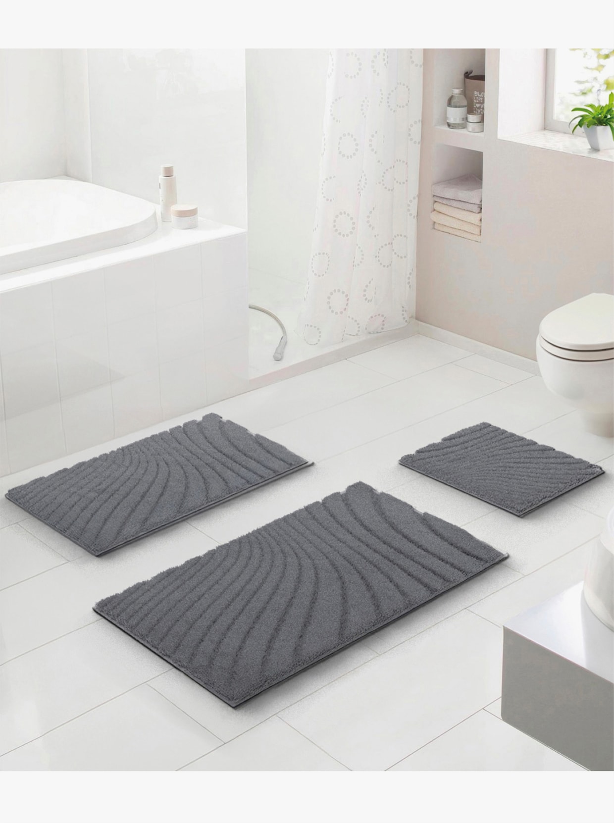 Grund Badematte - anthrazit