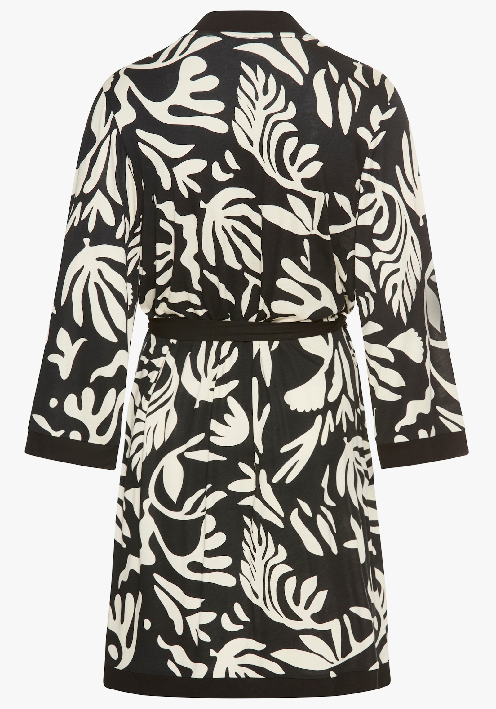 French Connection Kimono - schwarz bedruckt