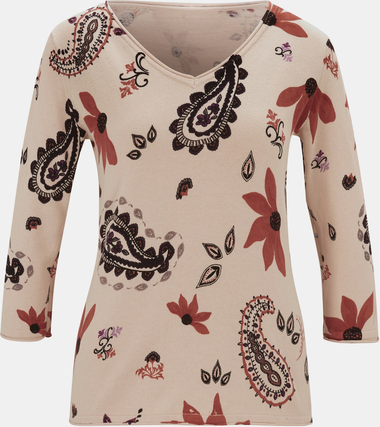 heine Druck-Pullover - bunt