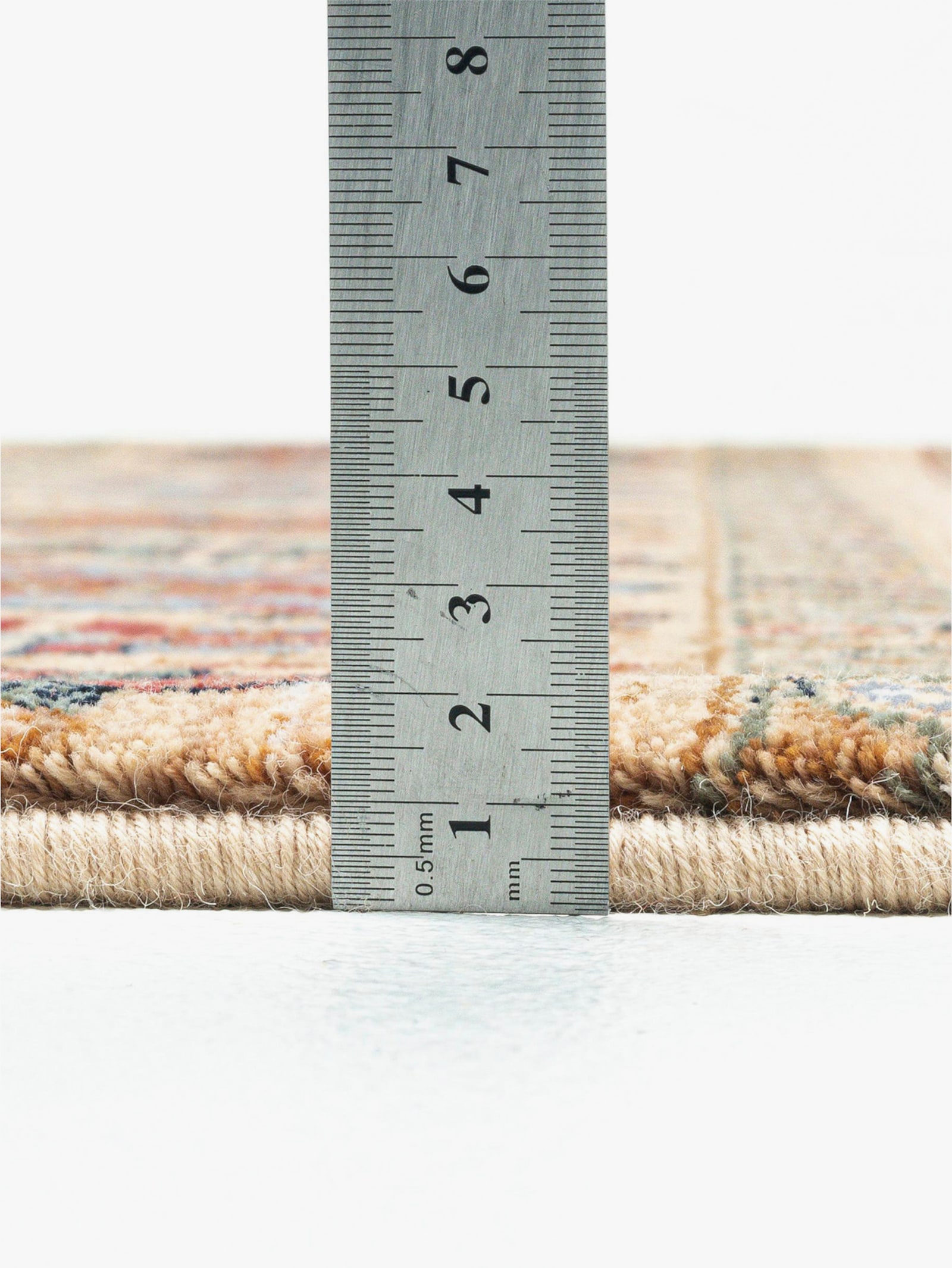 Theko Teppich - beige-gemustert