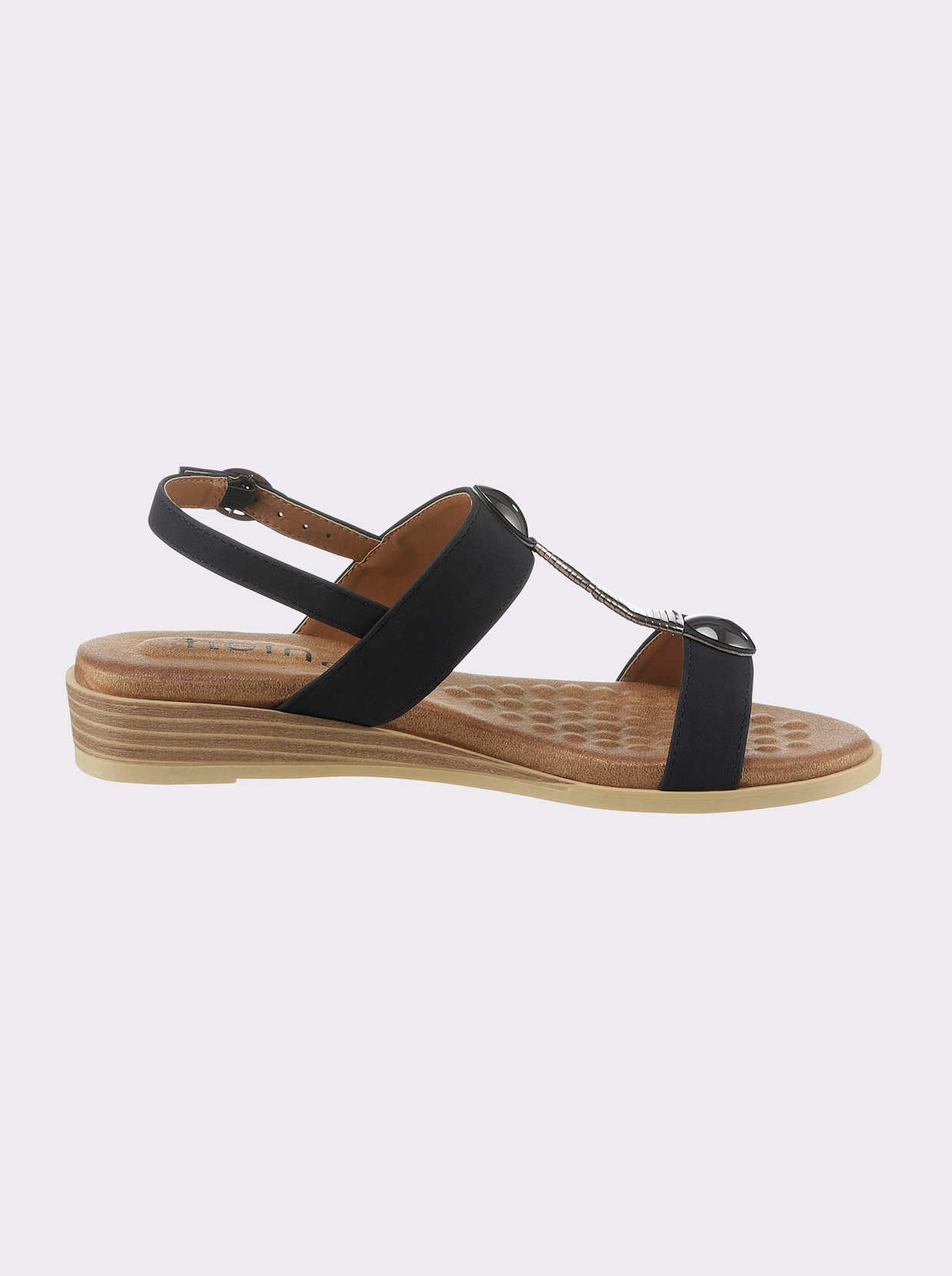 heine Sandalen - zwart