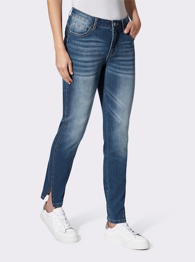 heine 5-Pocket-Jeans - blue-bleached