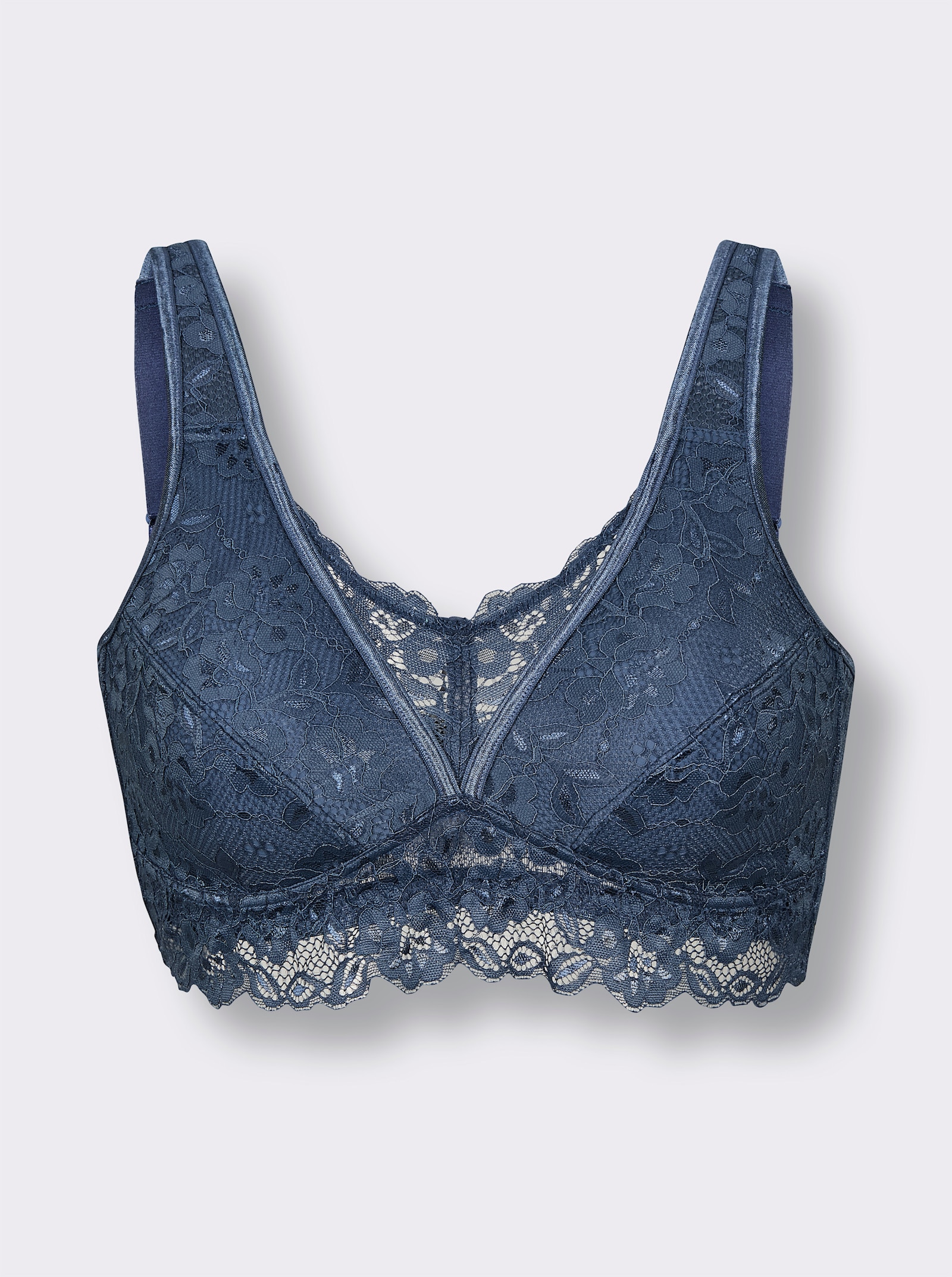 wäschepur Komfort-BH ohne Bügel - rauchblau