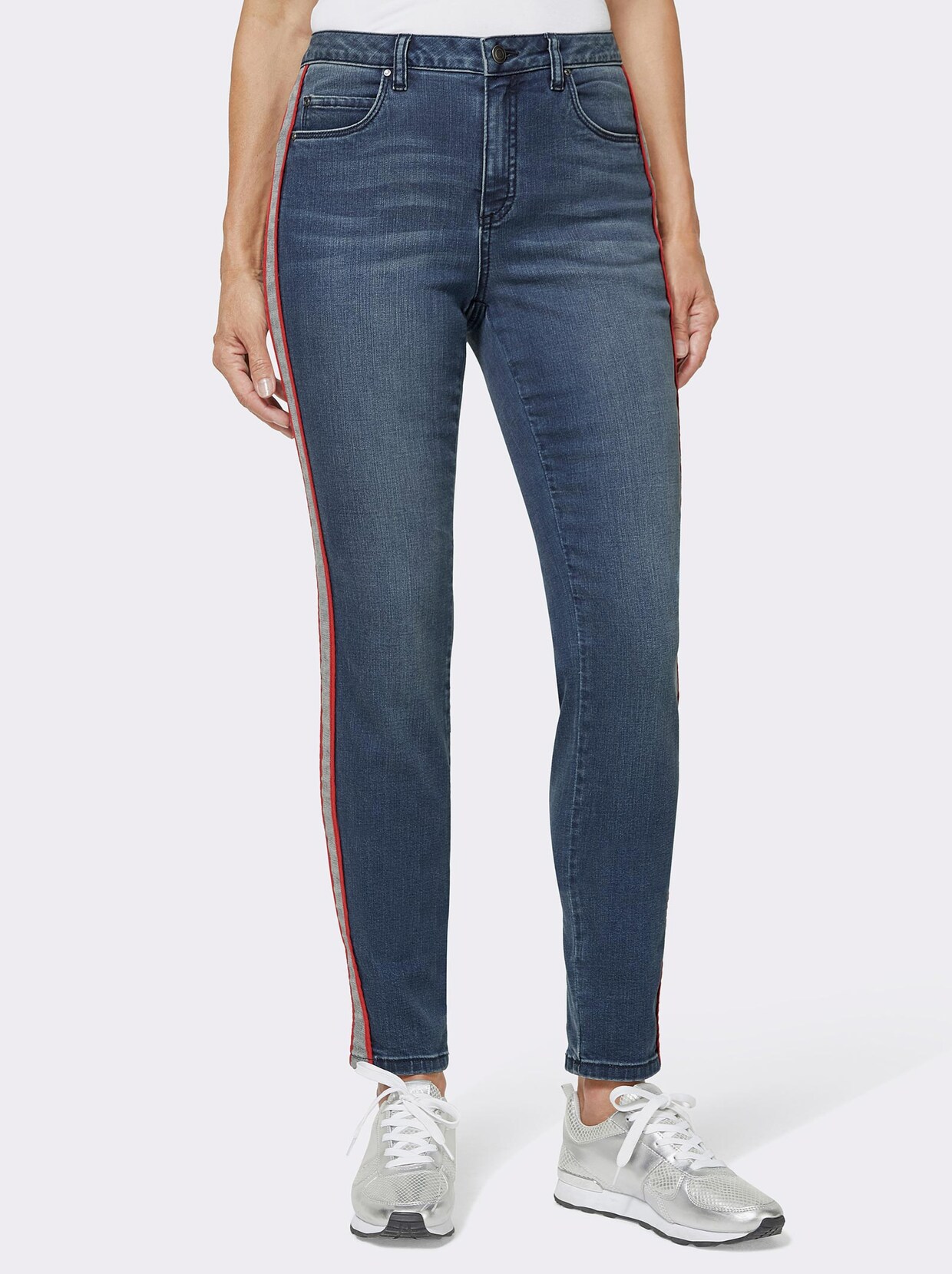 5-pocketjeans - blue used