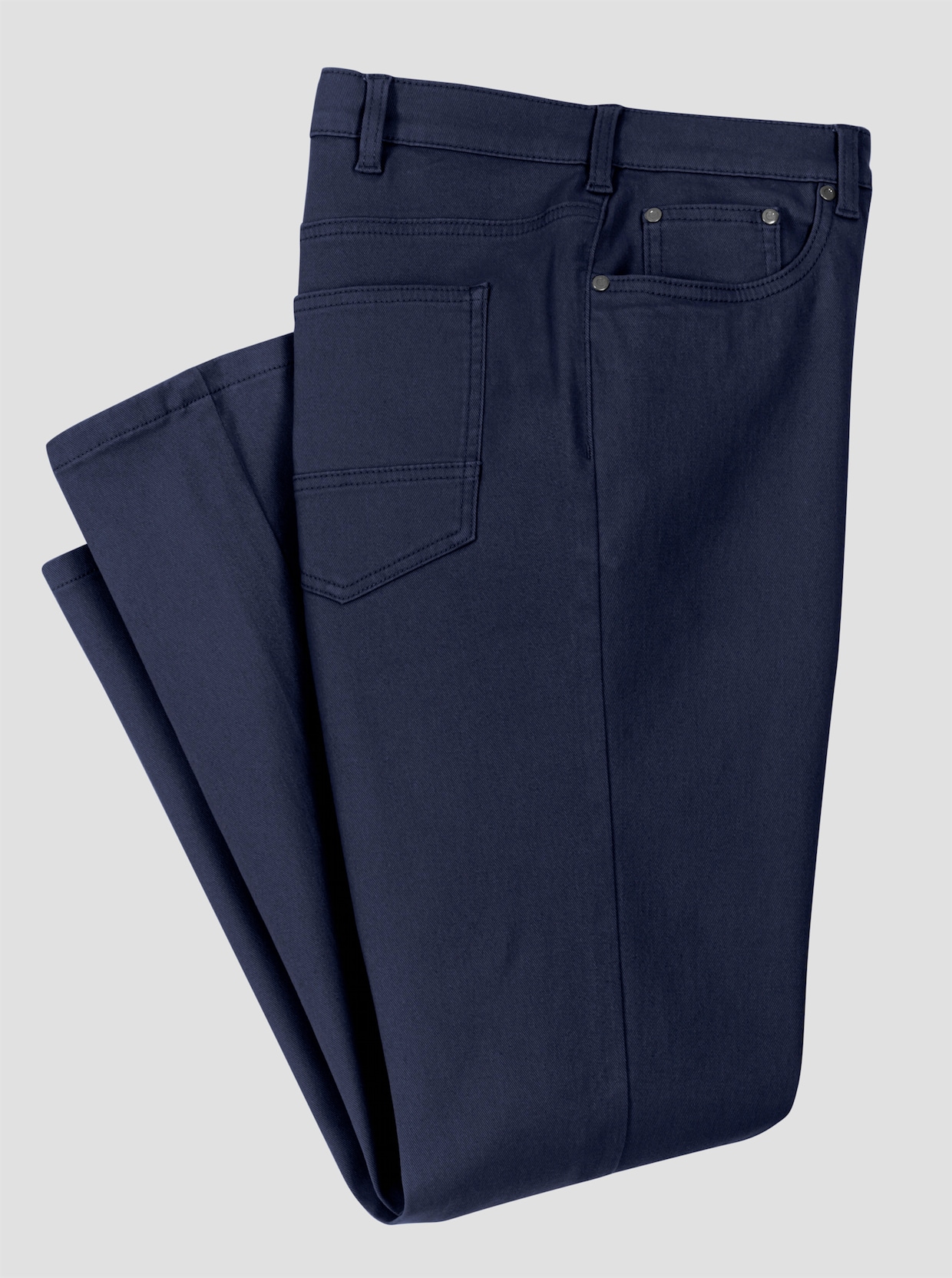 tvilové kalhoty - námořnická modrá