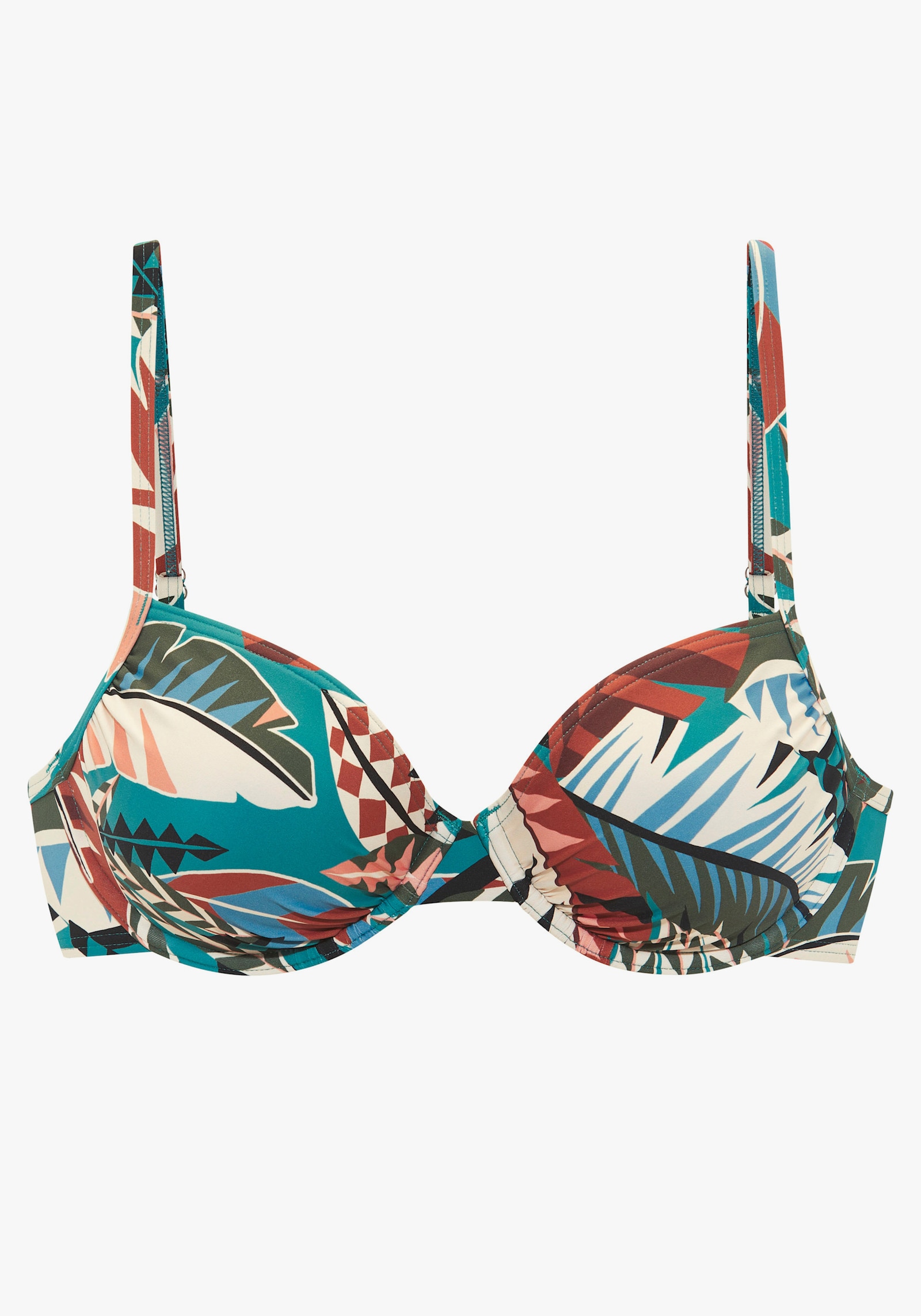 Buffalo Beugelbikinitop - aqua bedrukt