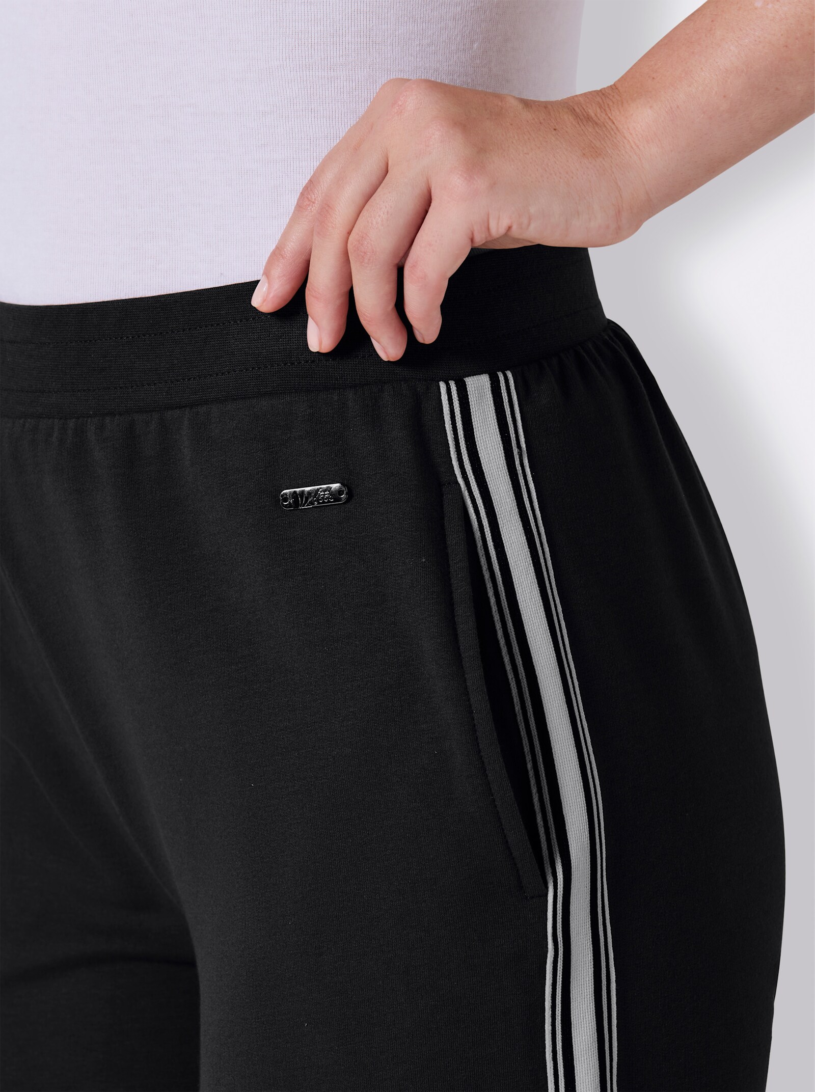 feel good Hose - schwarz-ecru