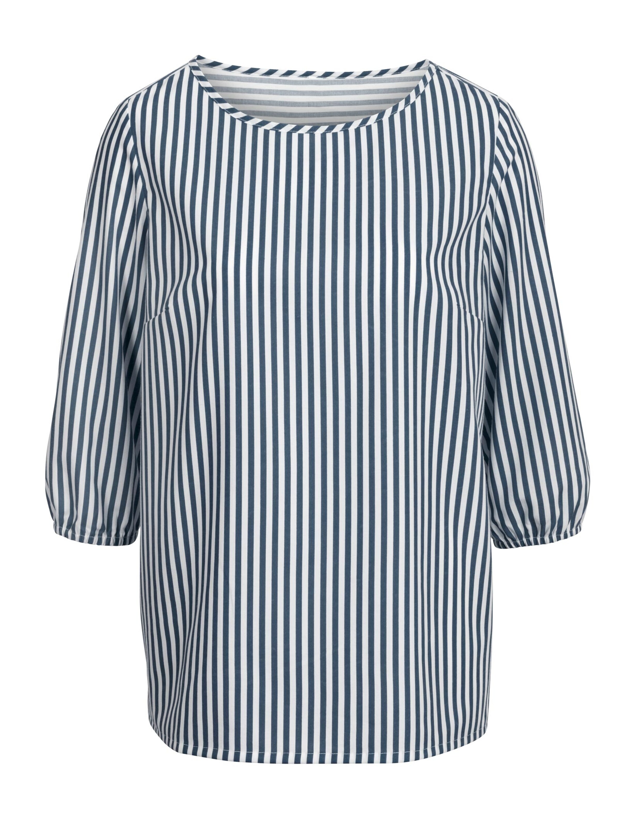 Bluse - marine-gestreift