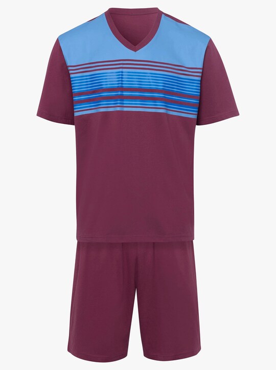 Shorty - marine + bordeaux