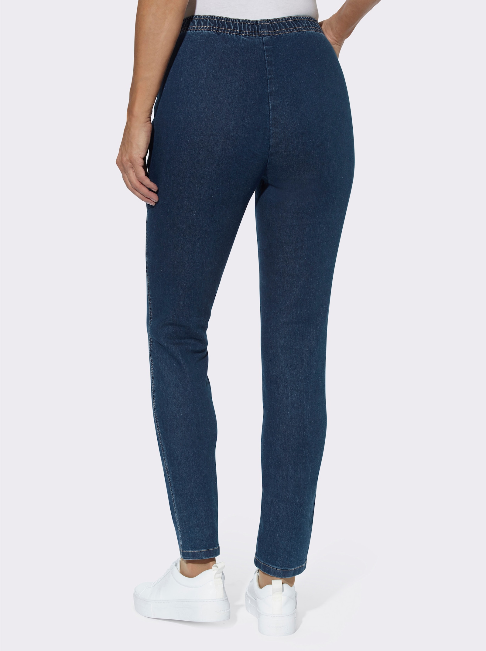 Comfortjeans met smalle snit - dark-blue