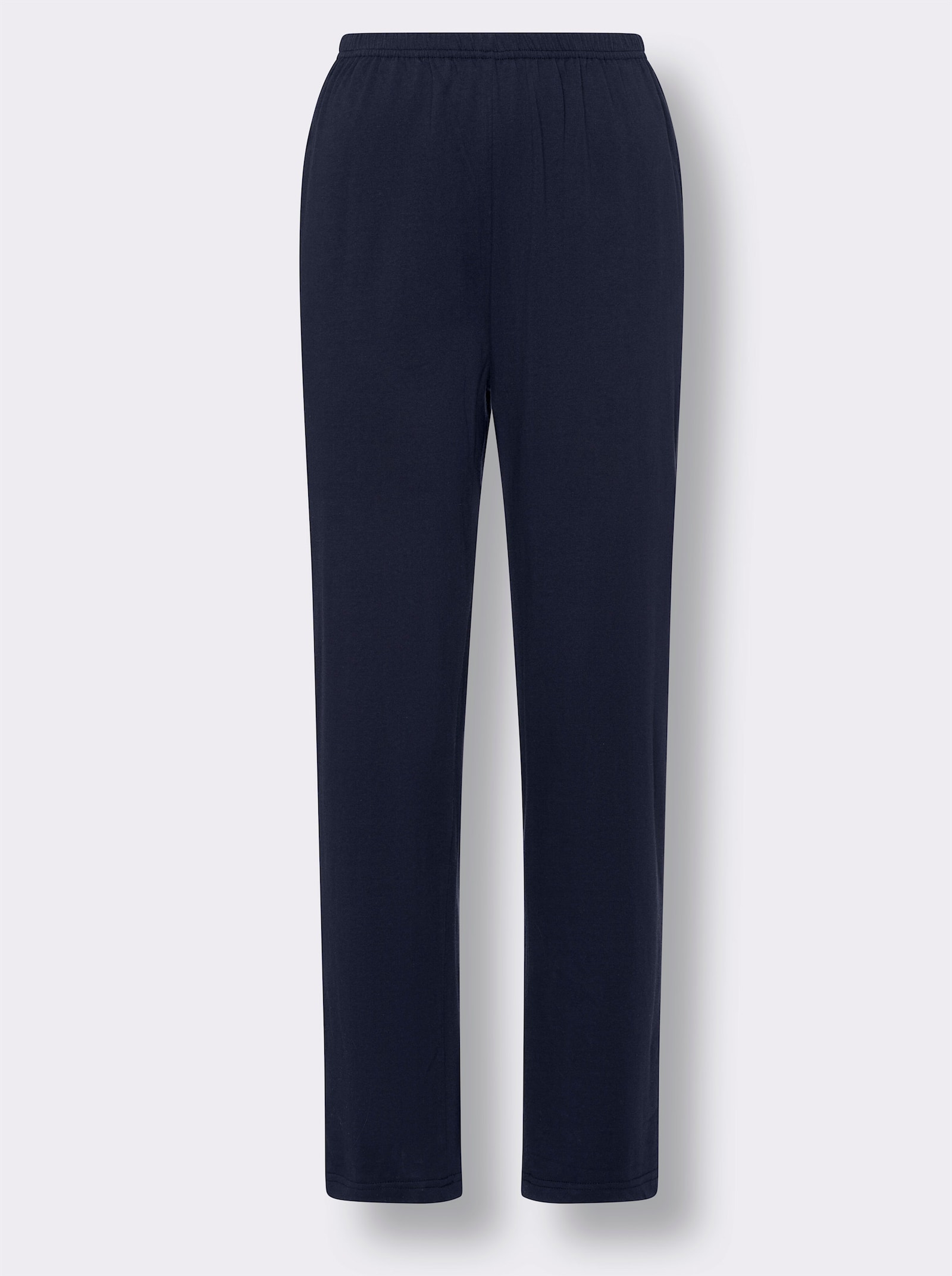 Pyjama met streepjespatroon - wit/marine