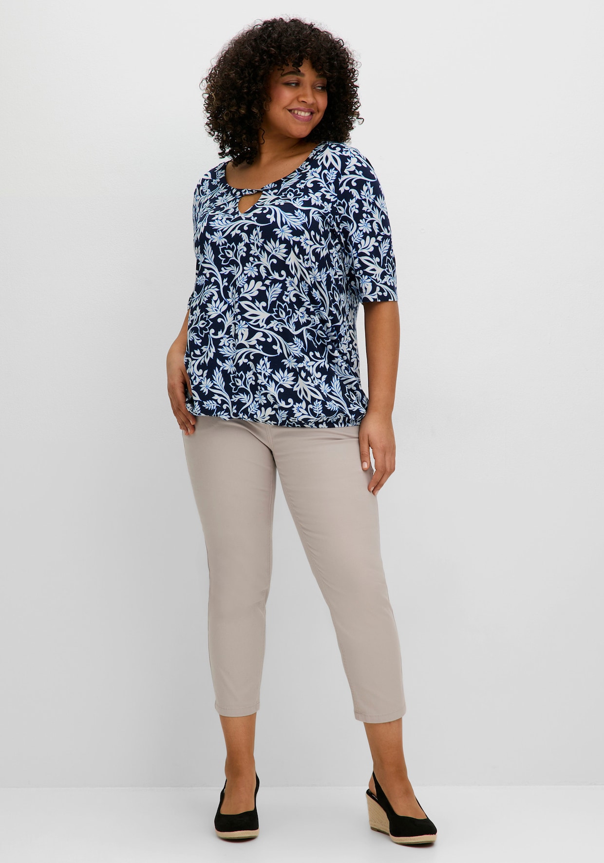 sheego 7/8-Hose - beige