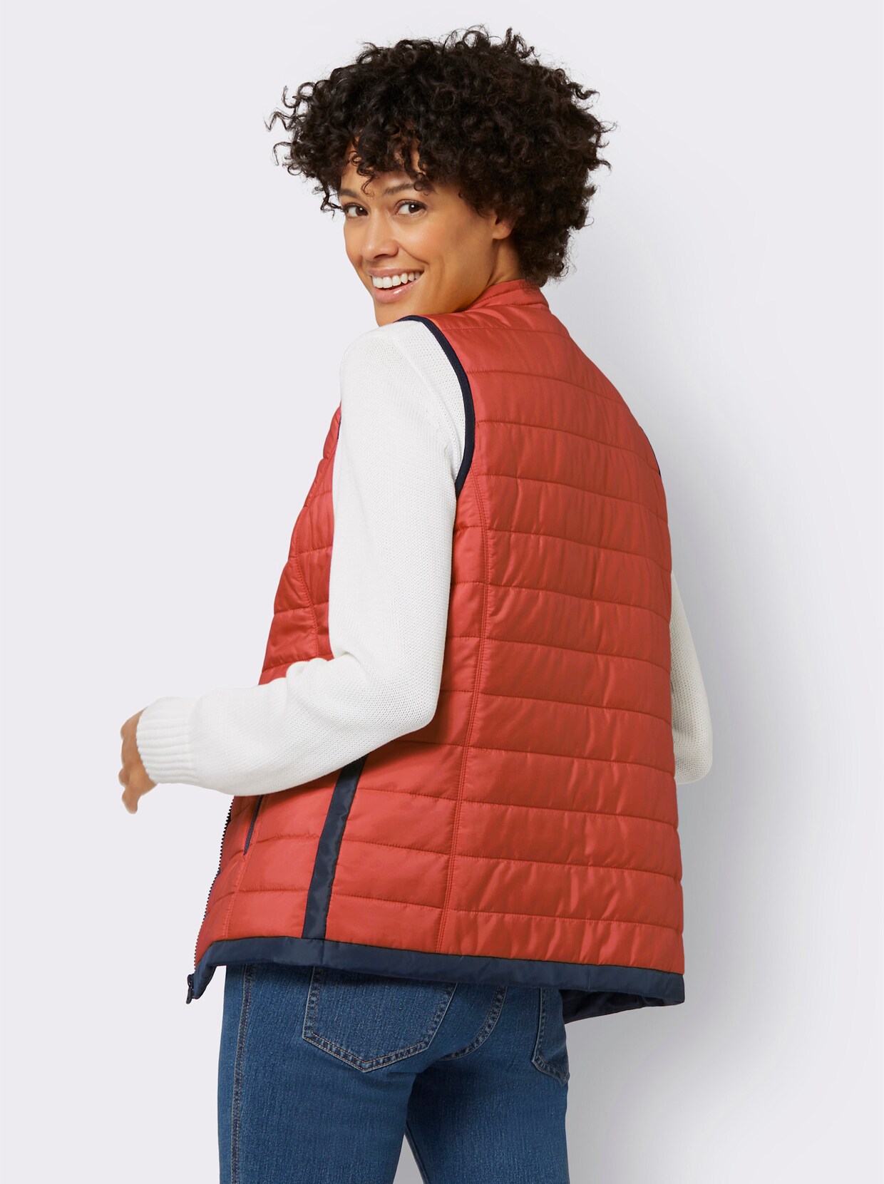 Gilet - roestrood