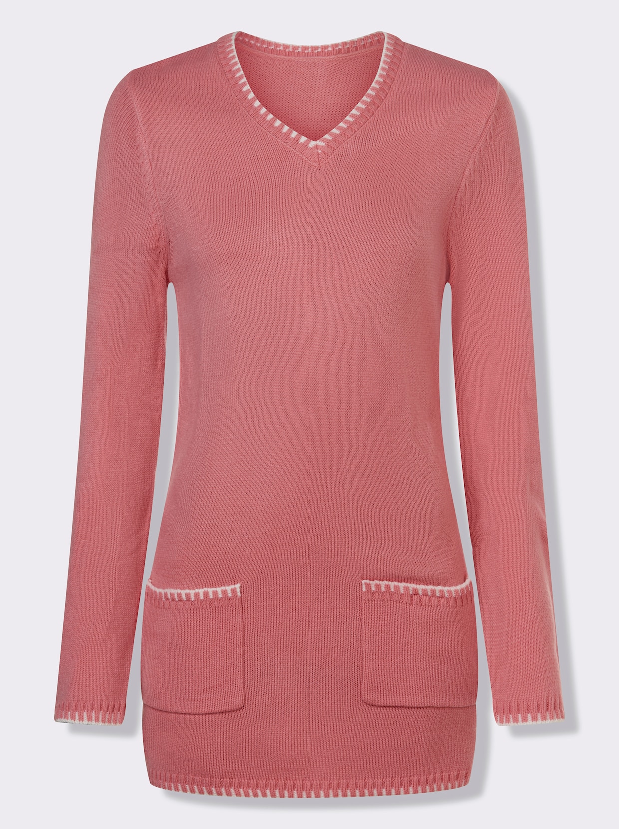 Longpullover - flamingo