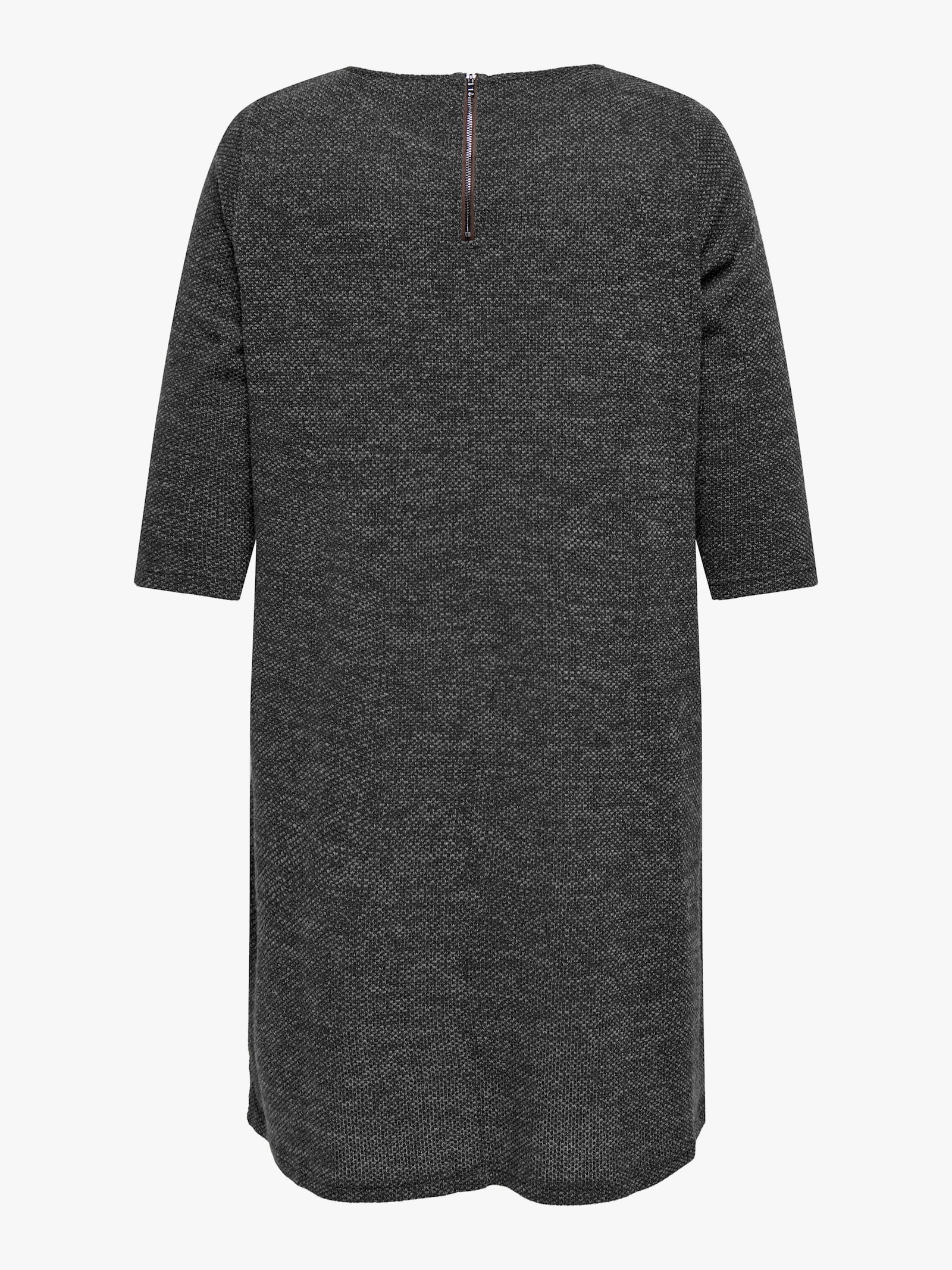 ONLY CARMAKOMA Jerseykleid - dark grey melange