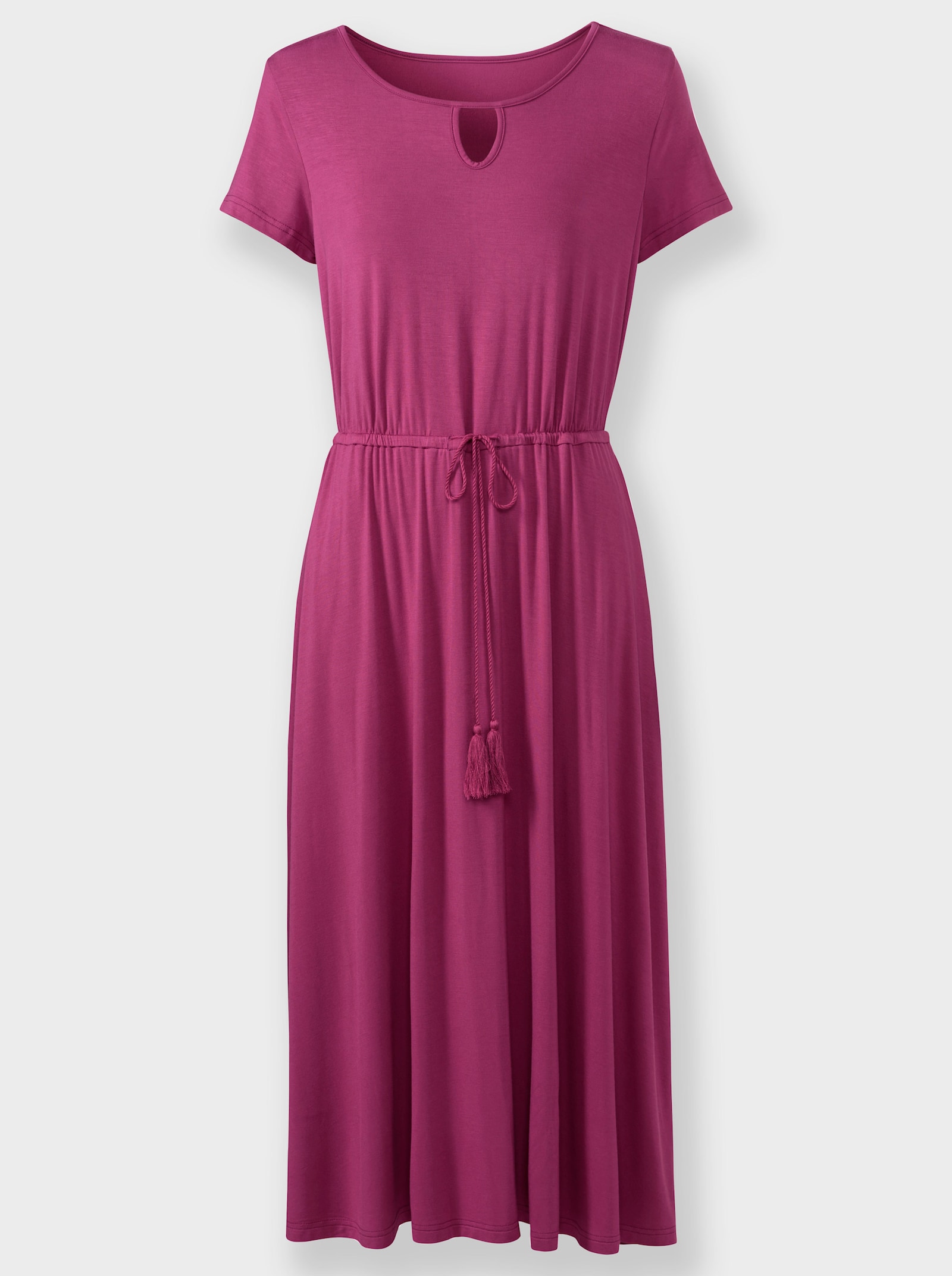 Jerseykleid in schwingender Form - erika