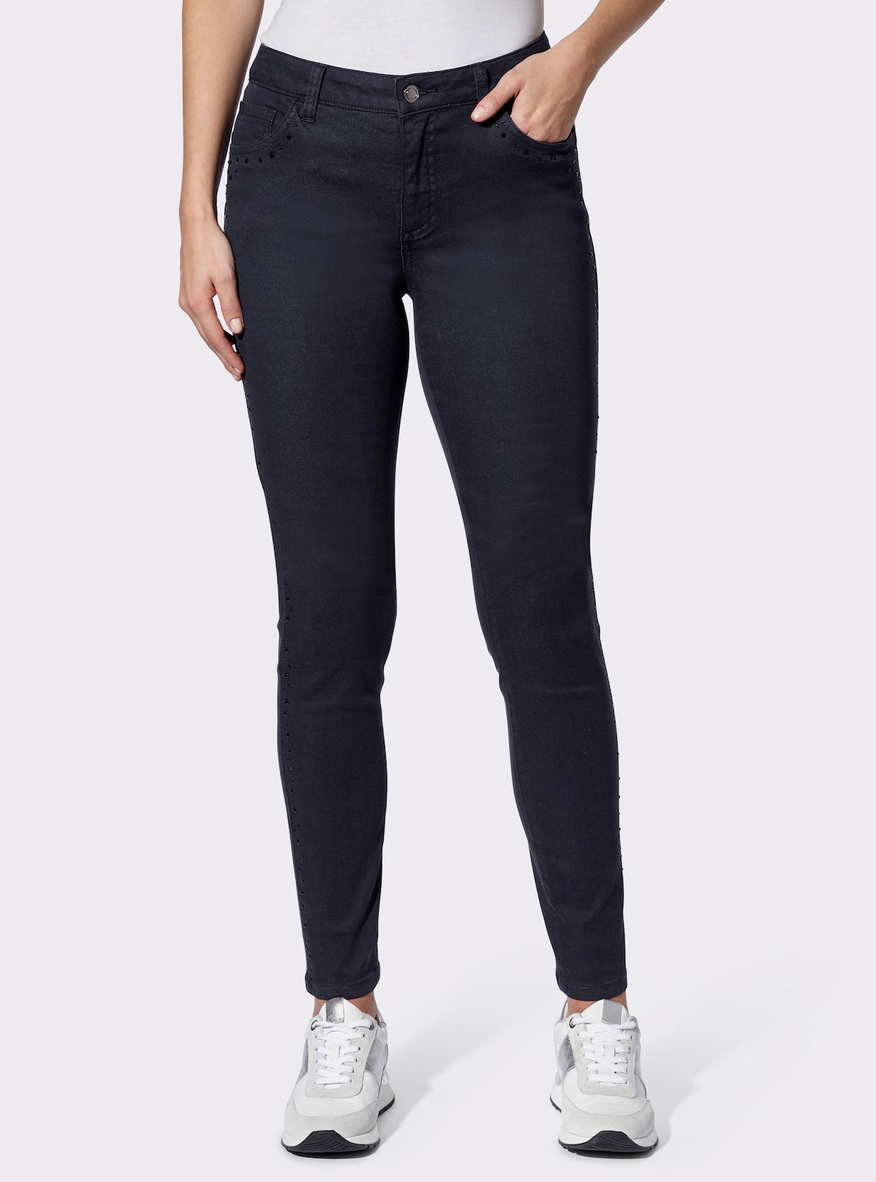 heine Skinny jeans - marine